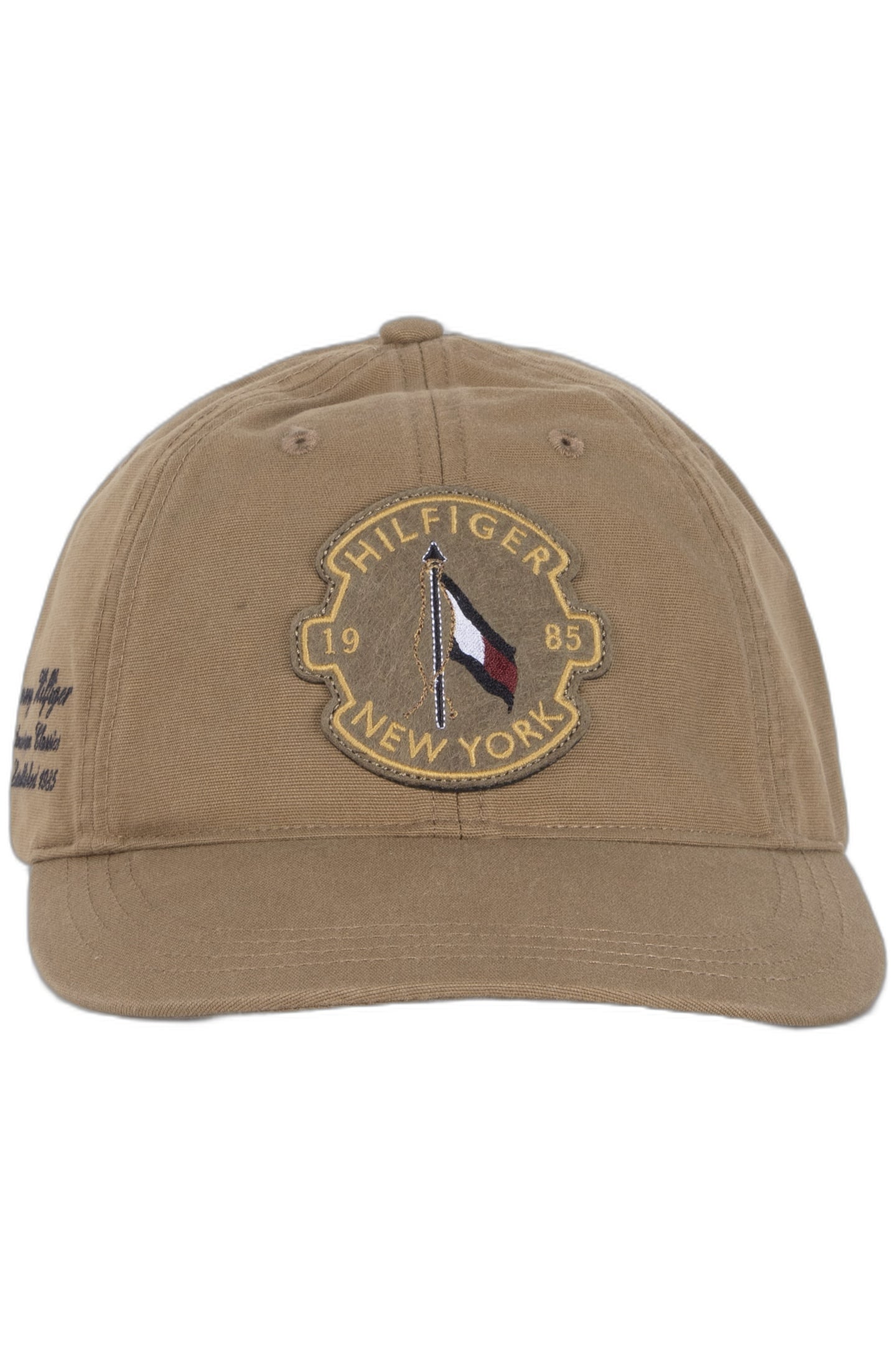 GRAPHIC WASHED 6 PANEL CAP ROOTED BROWN 1