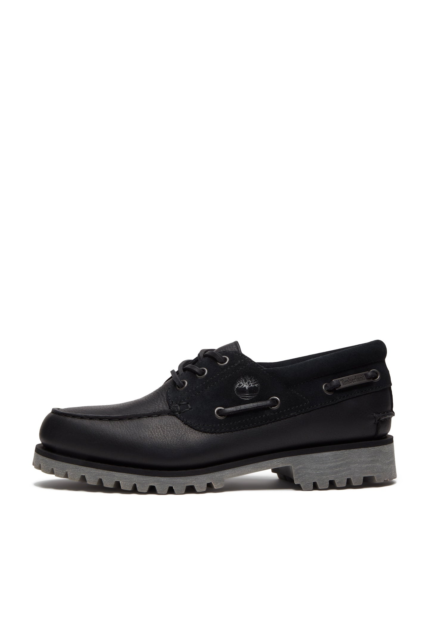 AUTHENTIC BOAT SHOE BLACK FULL GRAIN W BLACK 3