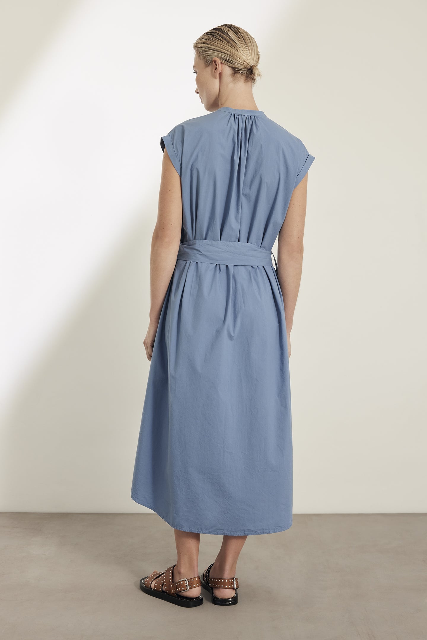 KARO DRESS BLUE 5