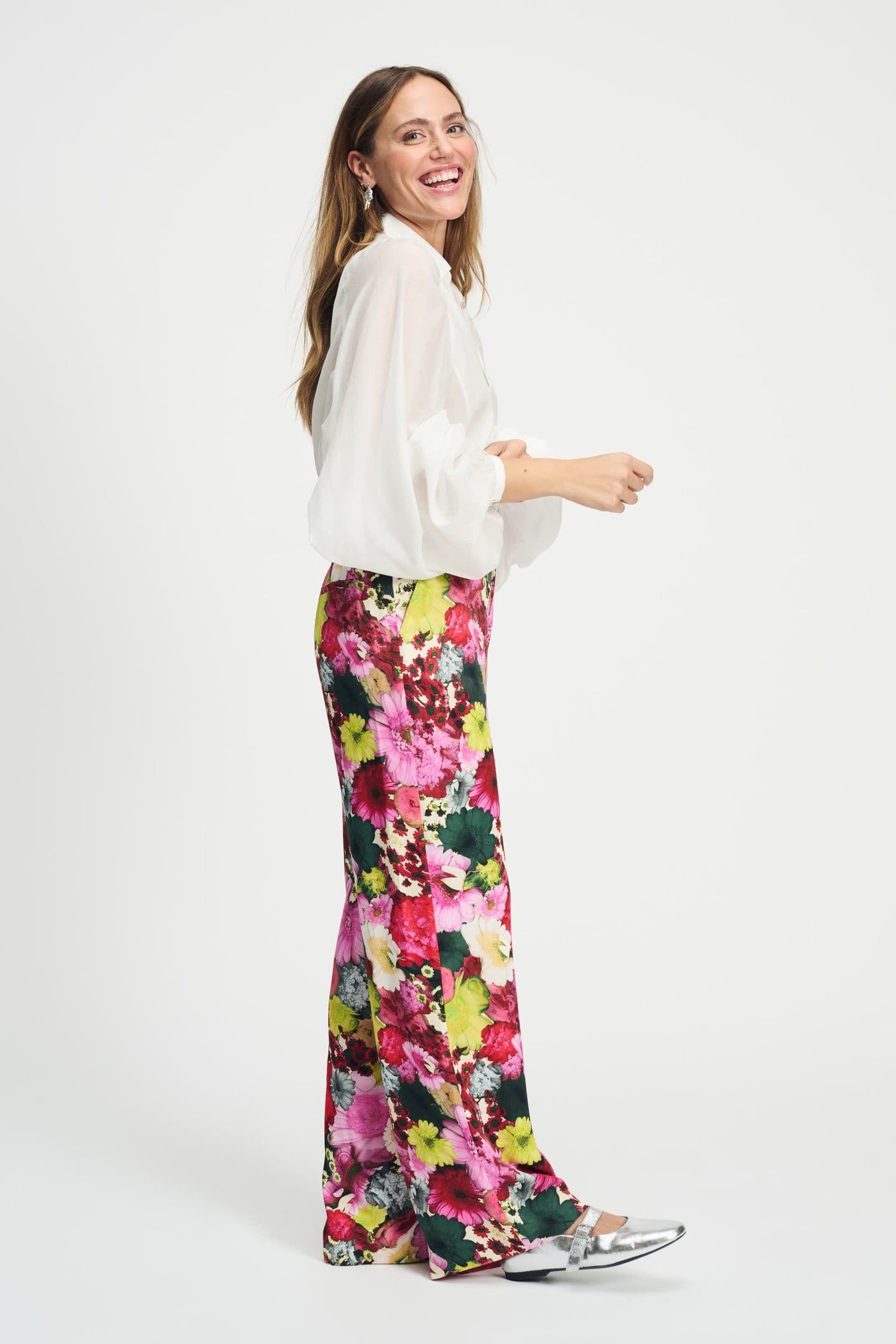 PANTS - SATIN LOVE BOUQUET MULTI COLOUR 4