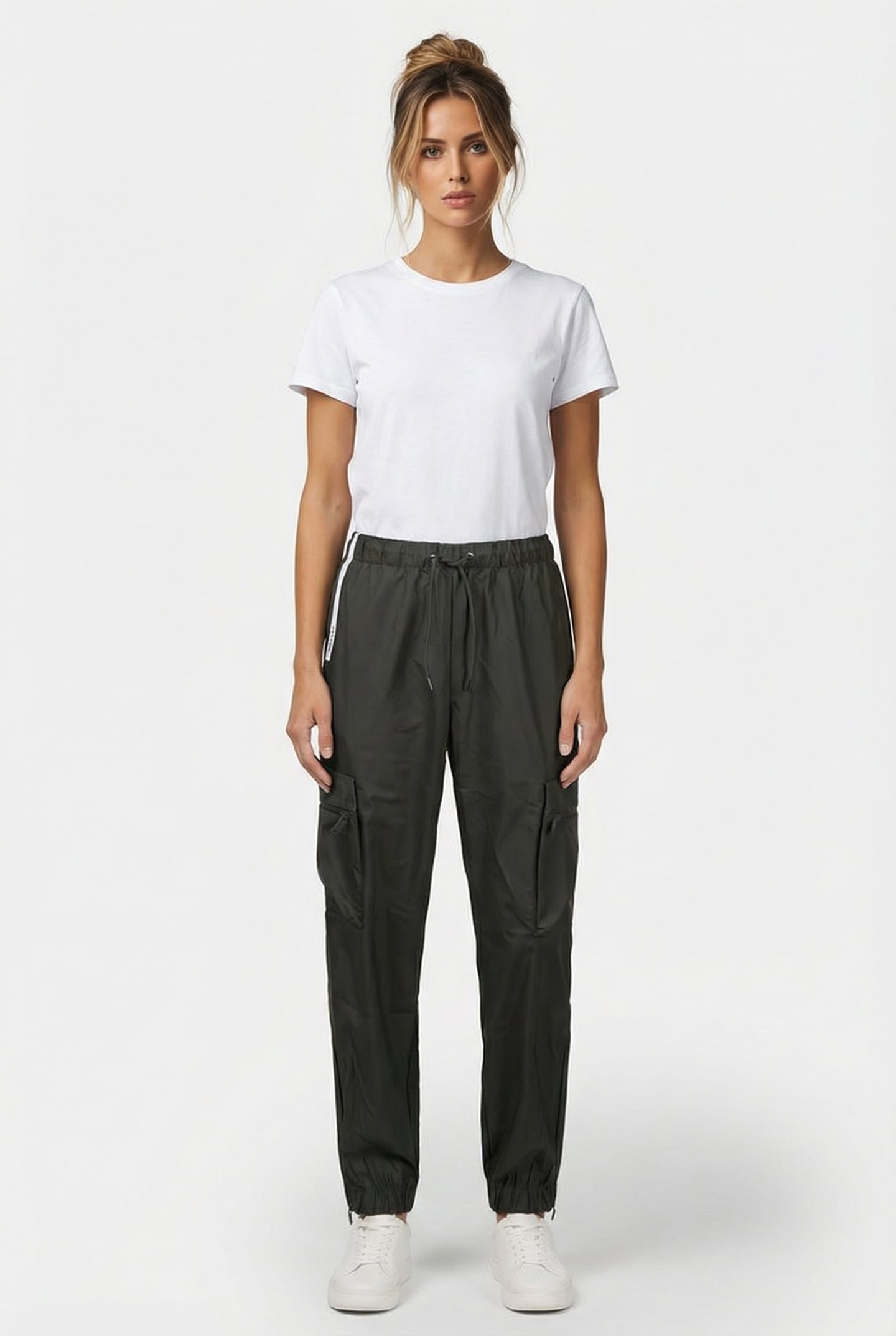 CARGO RAIN PANTS REGULAR W3 GREEN UNISEX 2