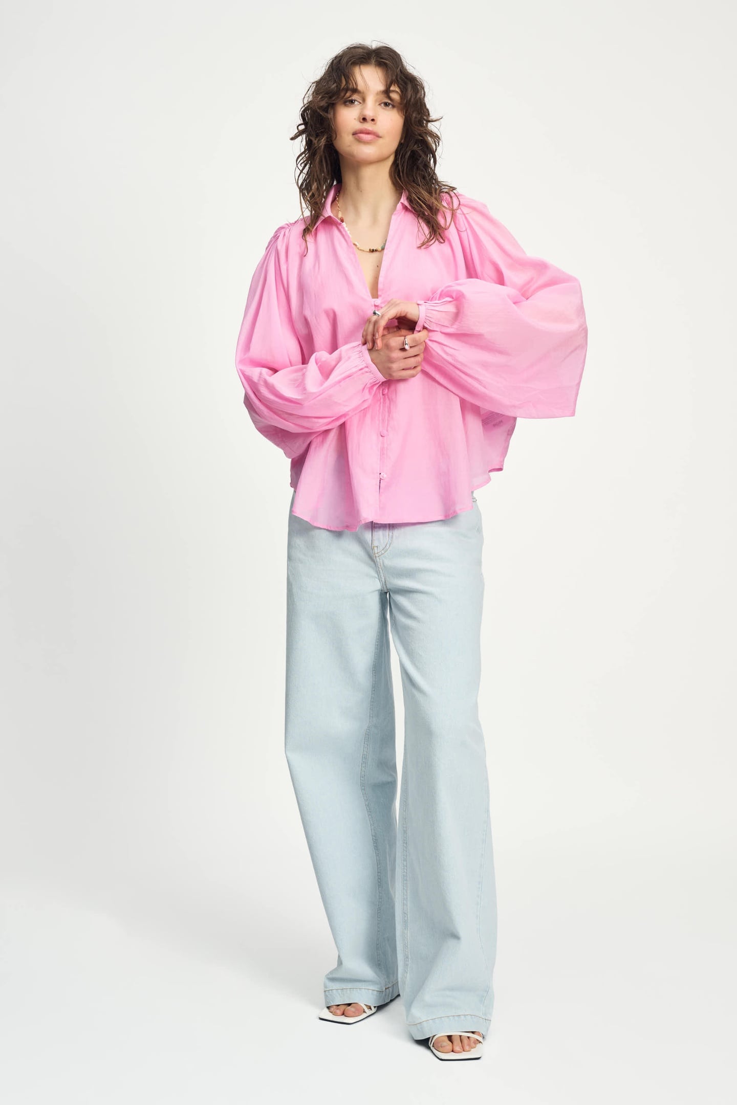 BLOUSE - LENA ROSE PINK 2