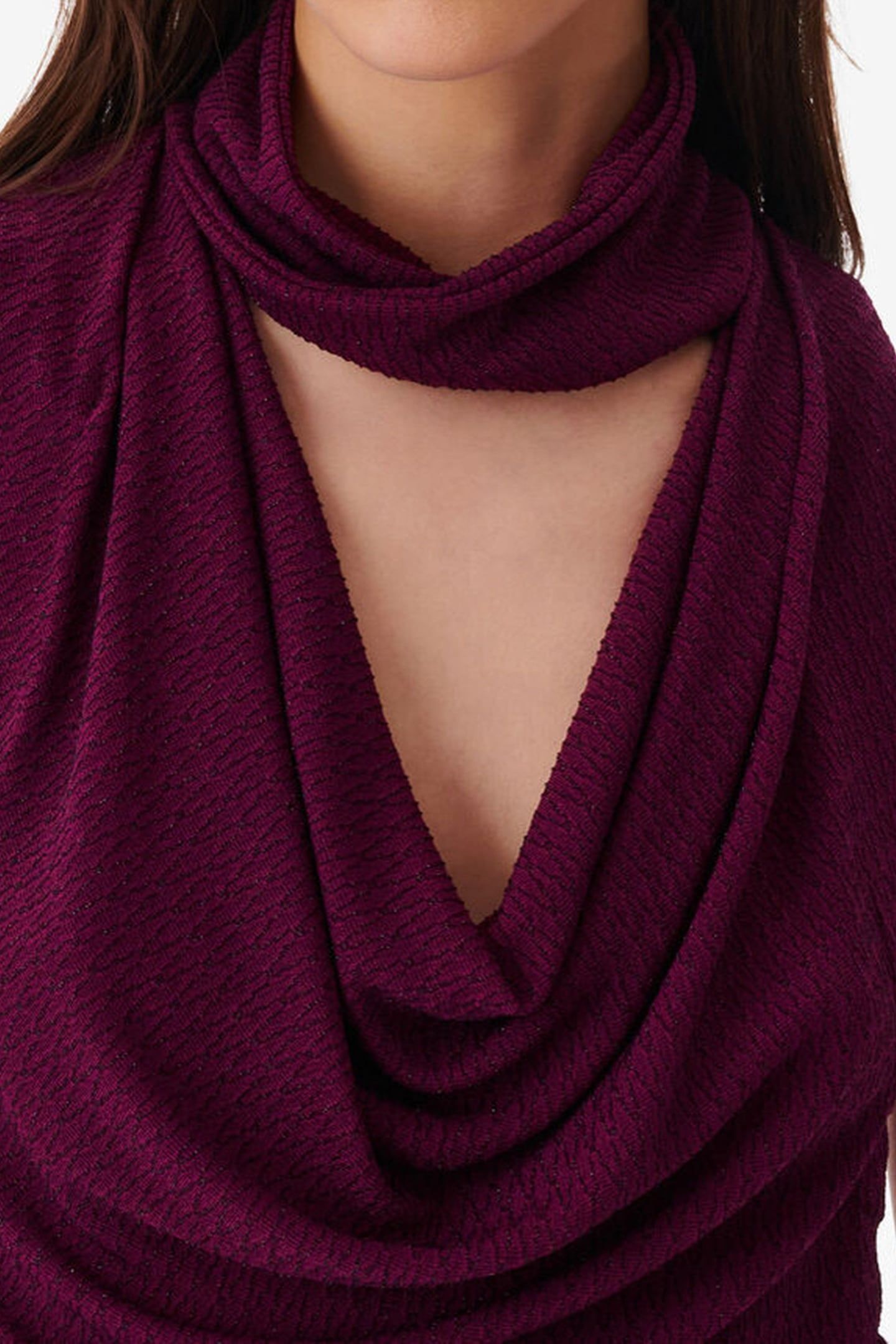 MARLENE TOP FUSHIA/BLACK 6
