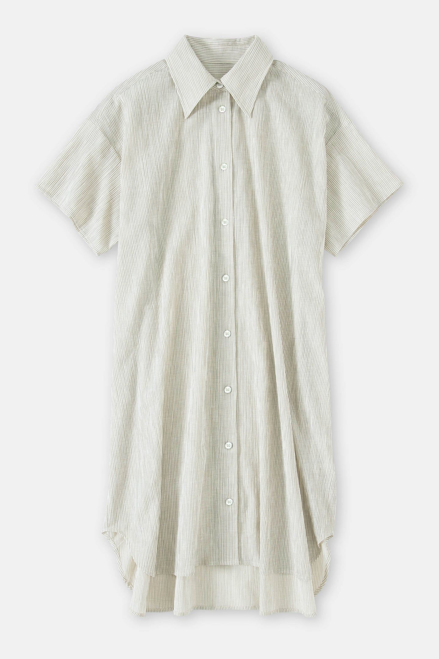 OVERSIZED SHIRT DRESS DRESSES IVORY 3