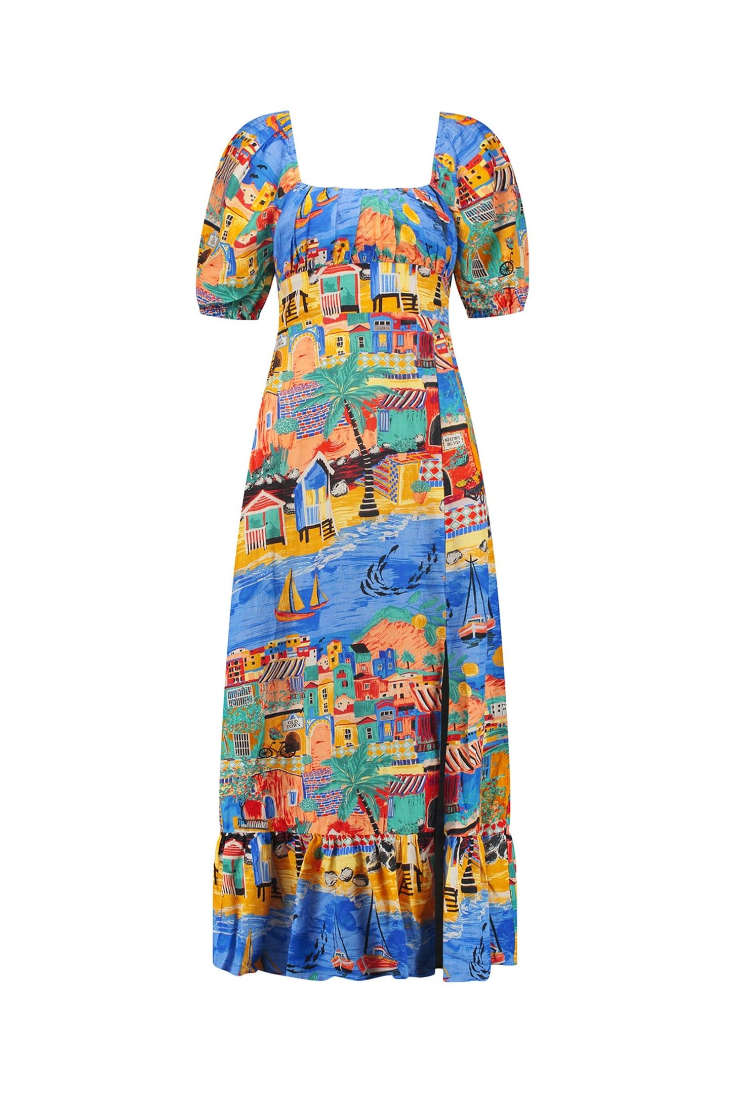 JESS DRESS SHIWI ISLAND MULTI BRIGHT SHIWI ISLAND 7
