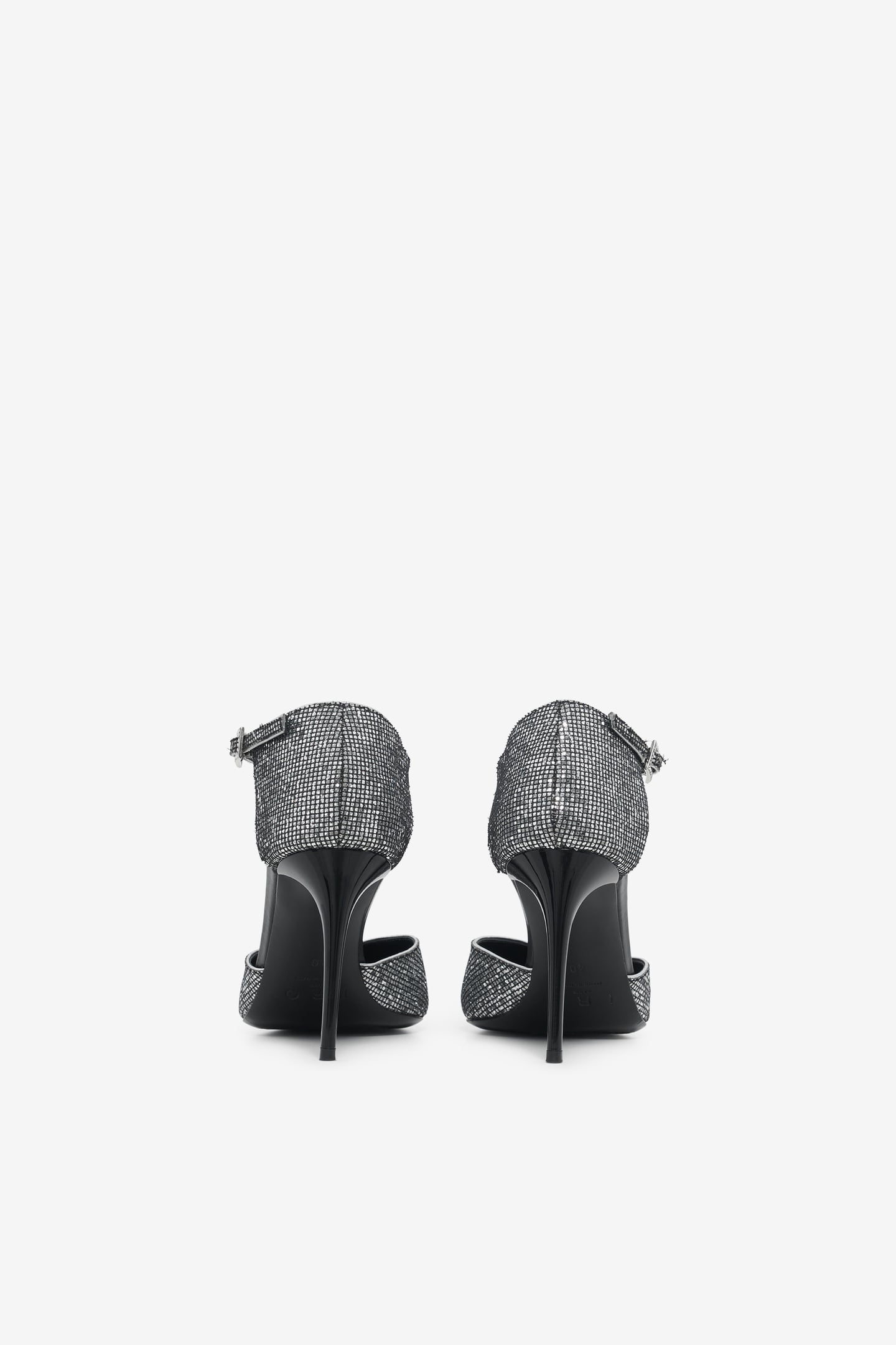 ZANIAH GLITTER PUMPS BLACK/SILVER 5