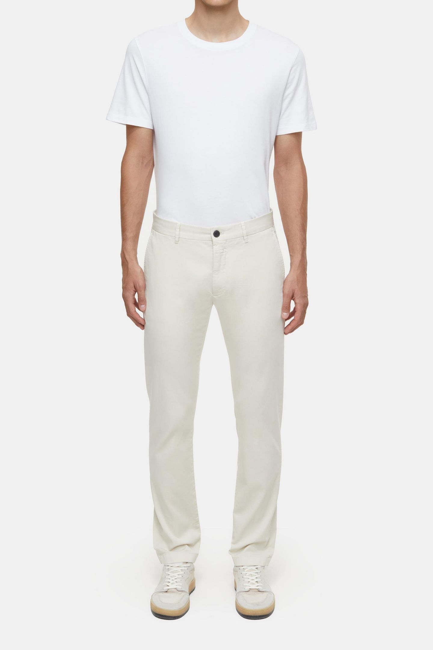 CLIFTON SLIM PANTS LIME BEIGE 5