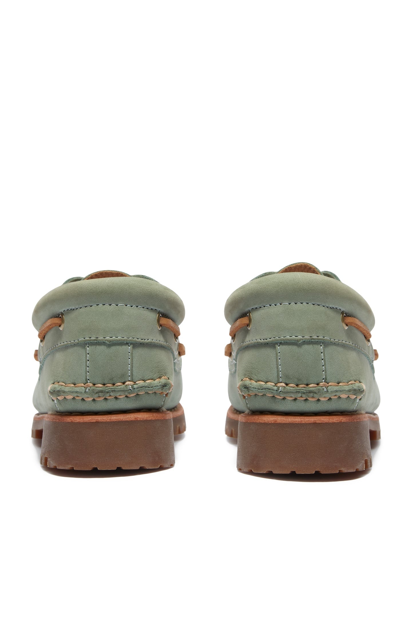 AUTHENTIC BOAT SHOE MEDIUM GREEN NUBUCK 4