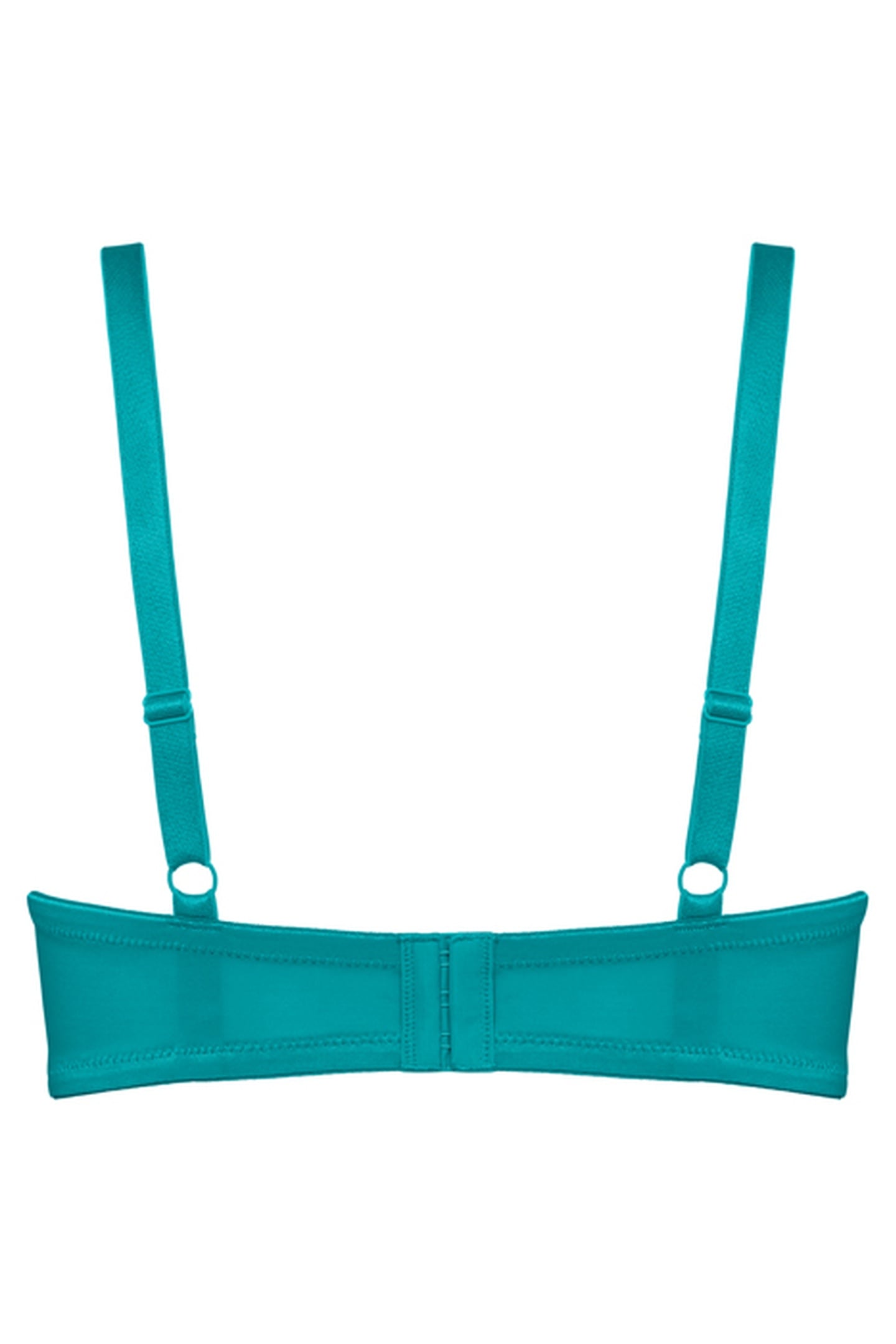 DAME DE PARIS LAKE BLUE AND GOLD BALCONY BRA 3