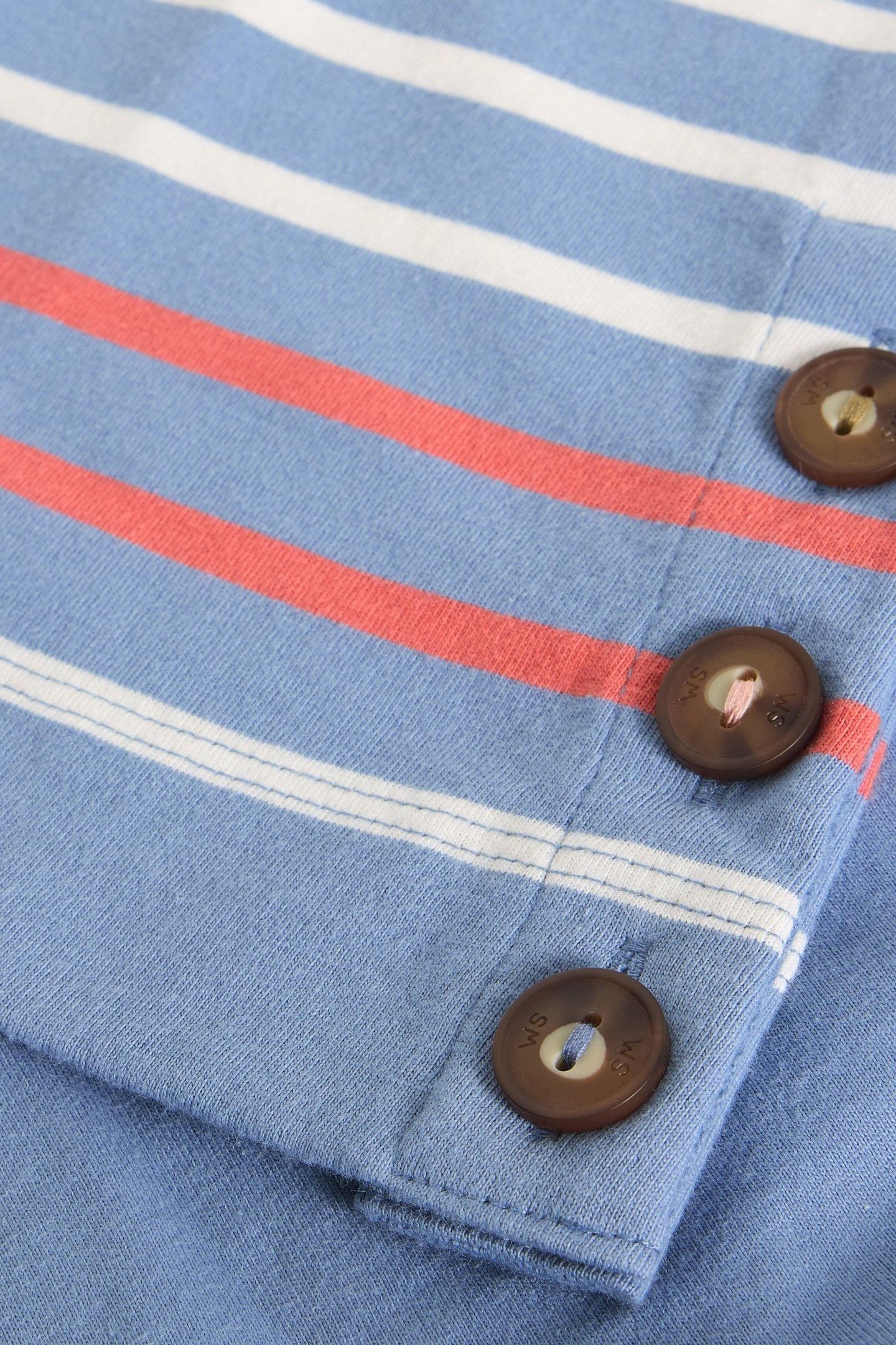 WILLOW LS TOP BLUE MULTI 4