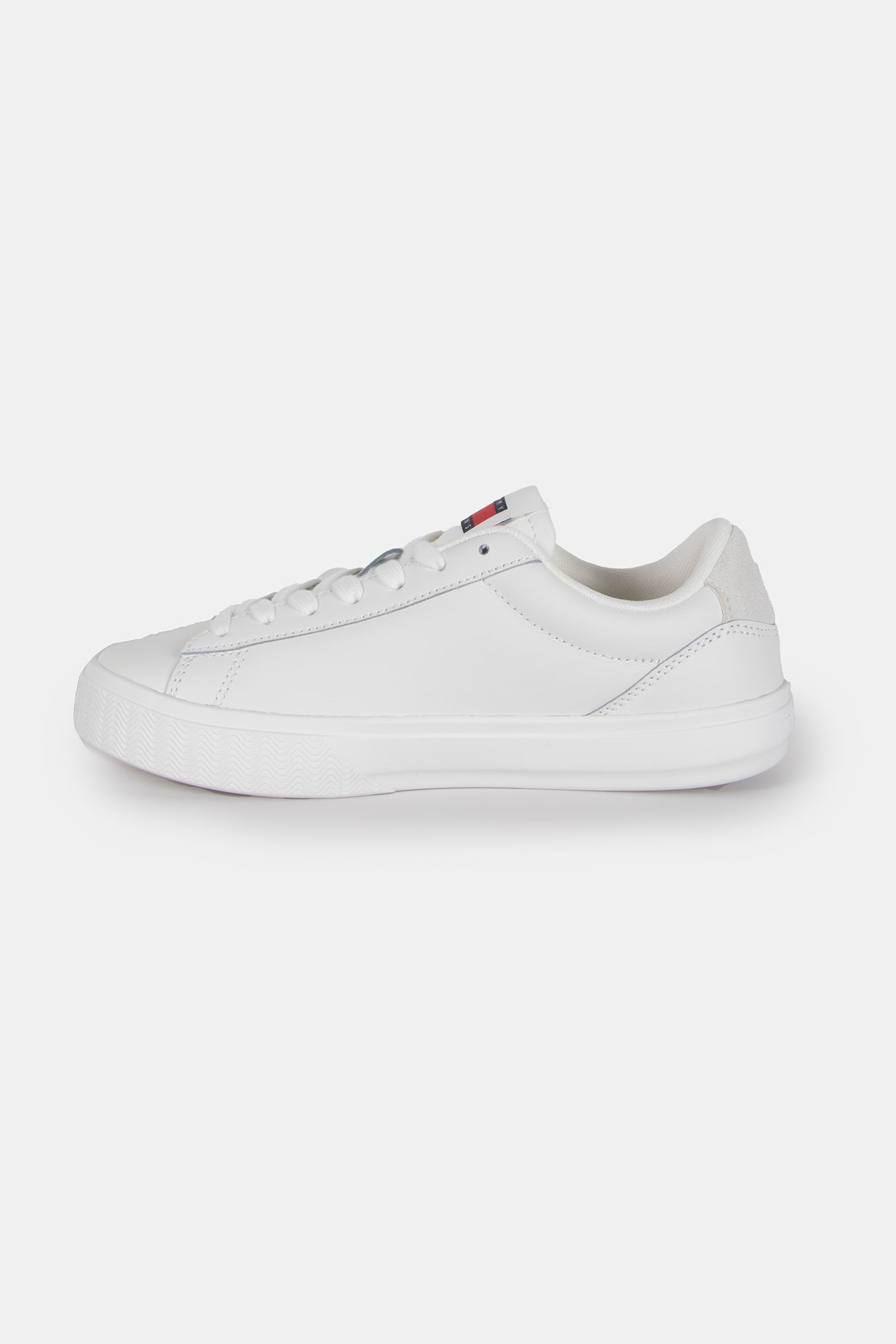 LEATHER CUPSOLE SNEAKER ECRU 1