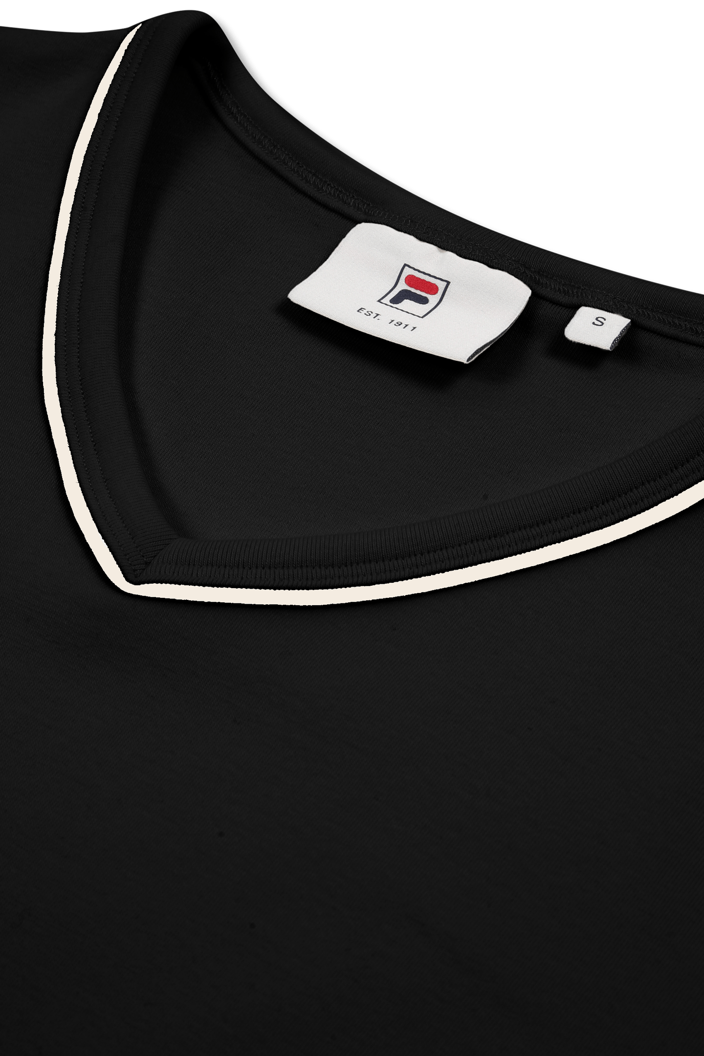 PORTELLO SLIM V-NECK T-SHIRT BLACK 7