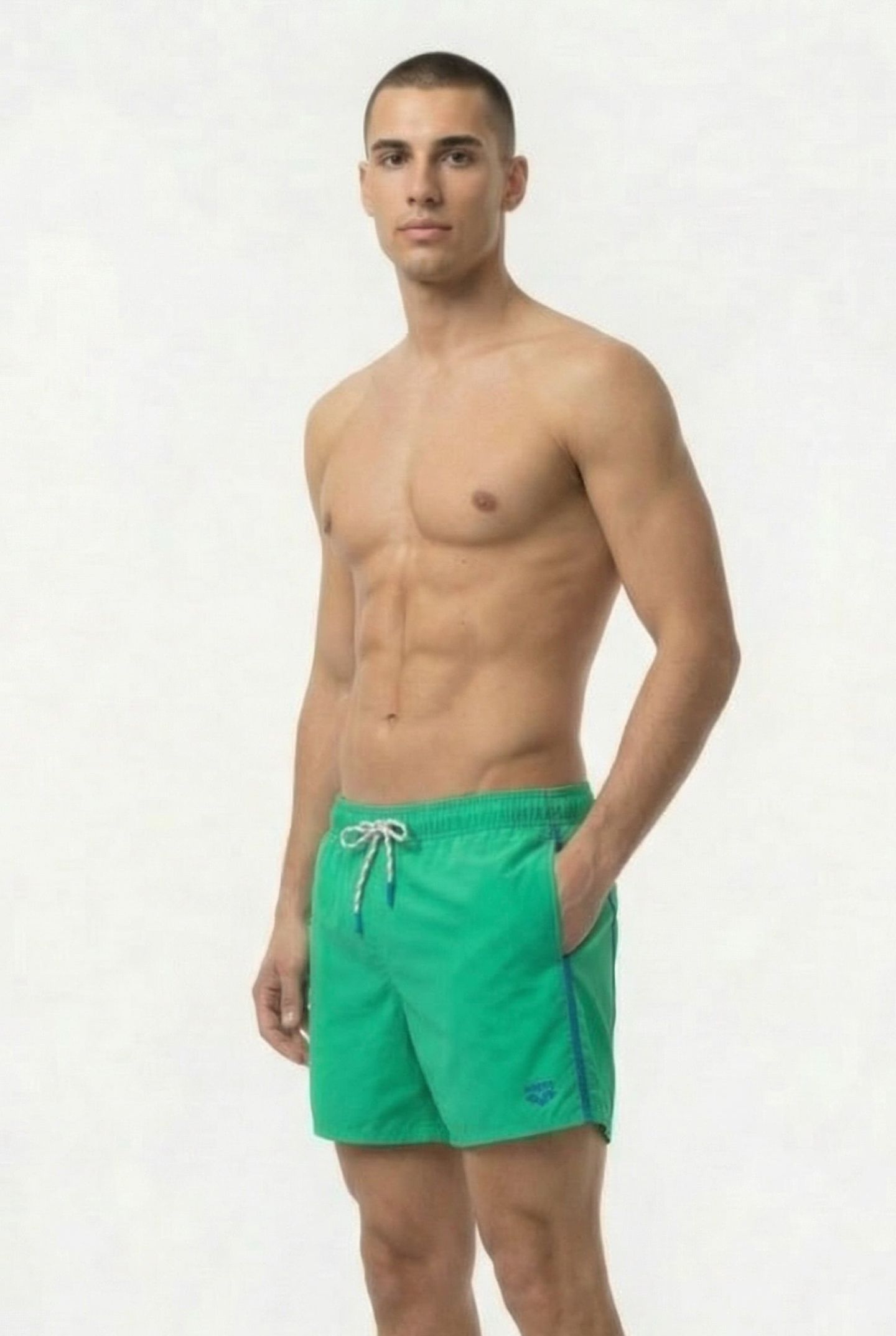 MEN'S ARENA PRO-FILE BEACH L-SHORT GREEN QUARTZ-ROYAL 3