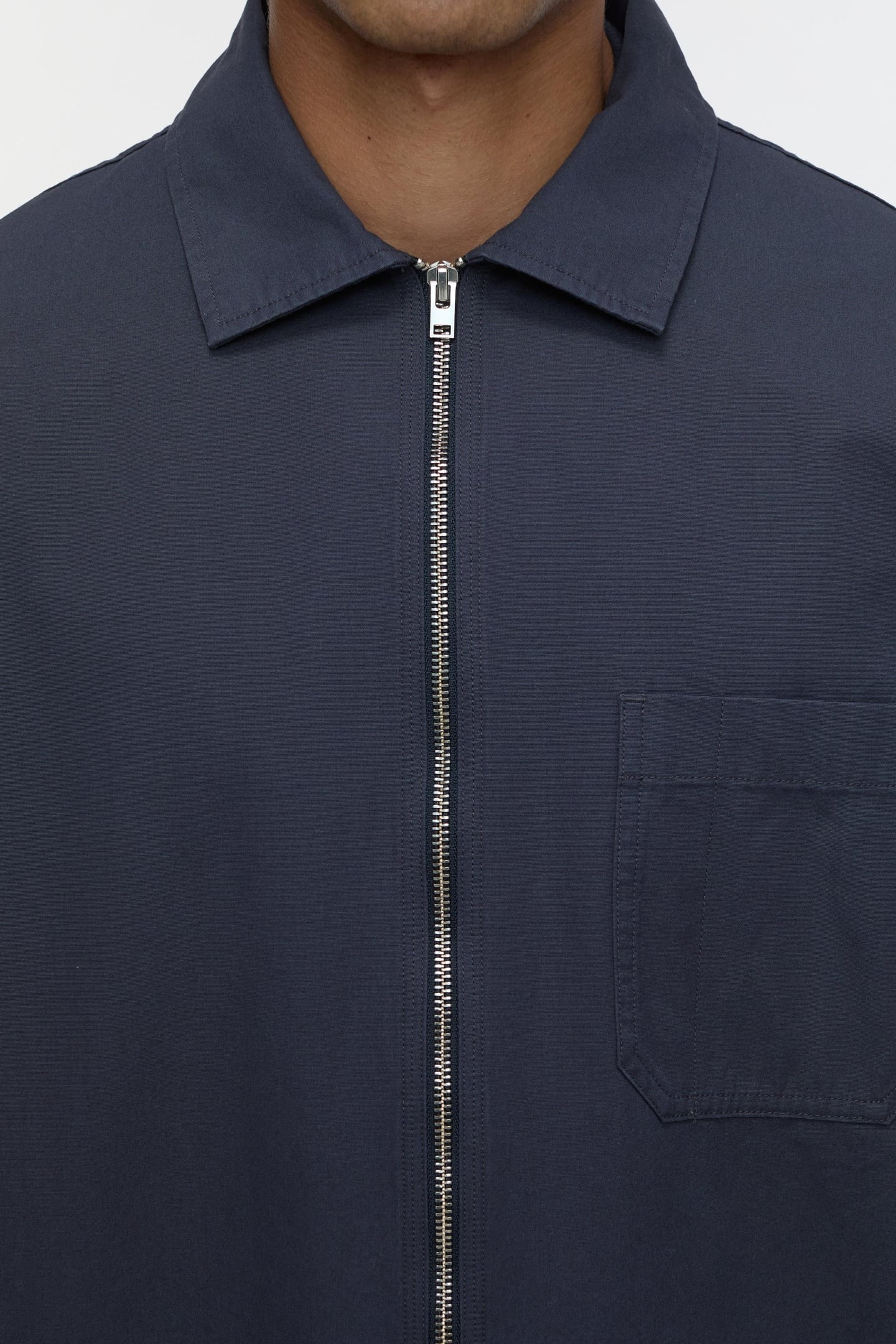 ZIPPED SHIRT SHIRTS & BLOUSES SMOKEY BLUE 5