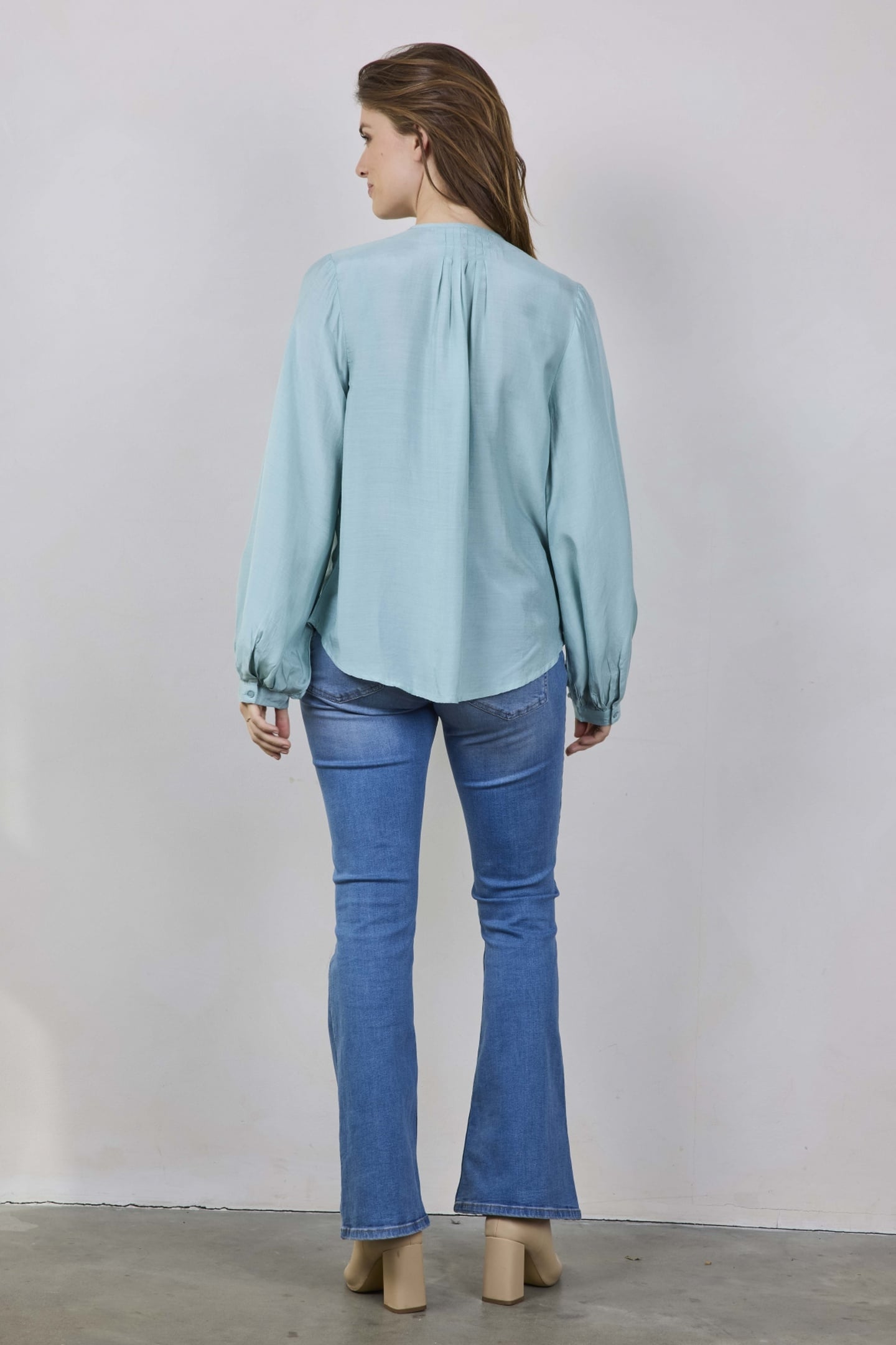 BLOUSE SKY SURF GREEN 4