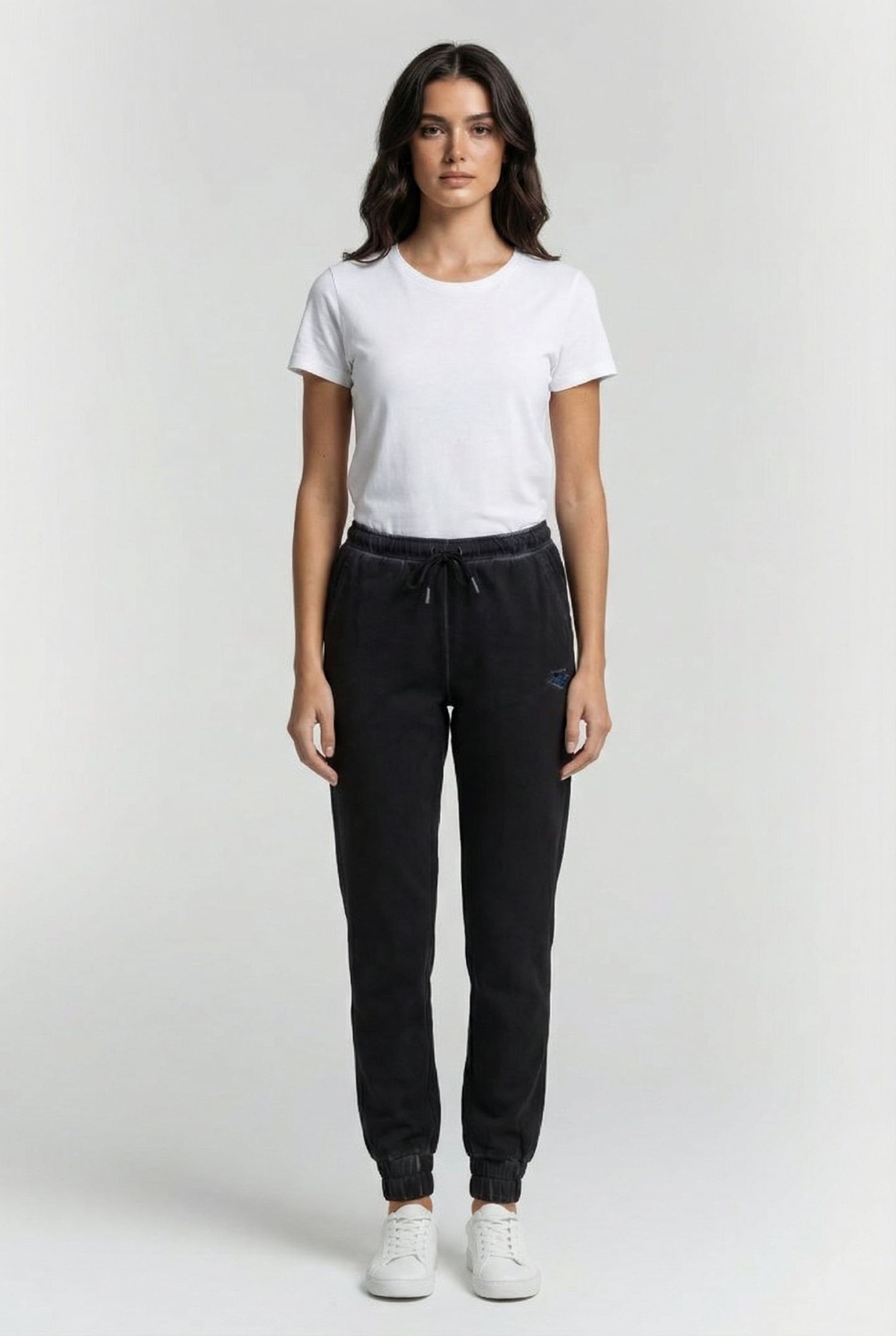 WOMEN'S ARENA ICONS PANT DELAVE-BLACK-WHITE 1
