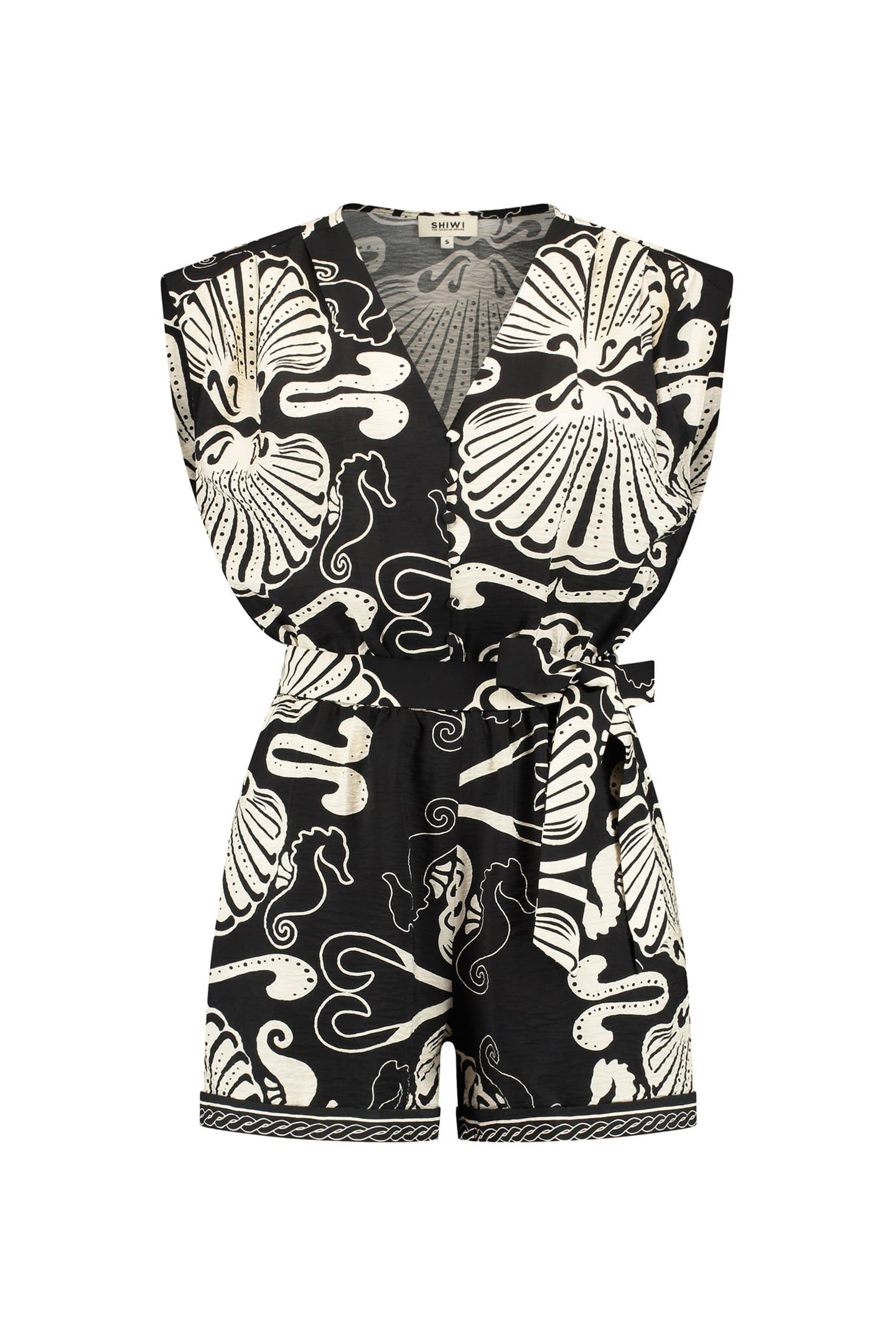 FAYE JUMPSUIT SEA PEARL BLACK SEA PEARL 8