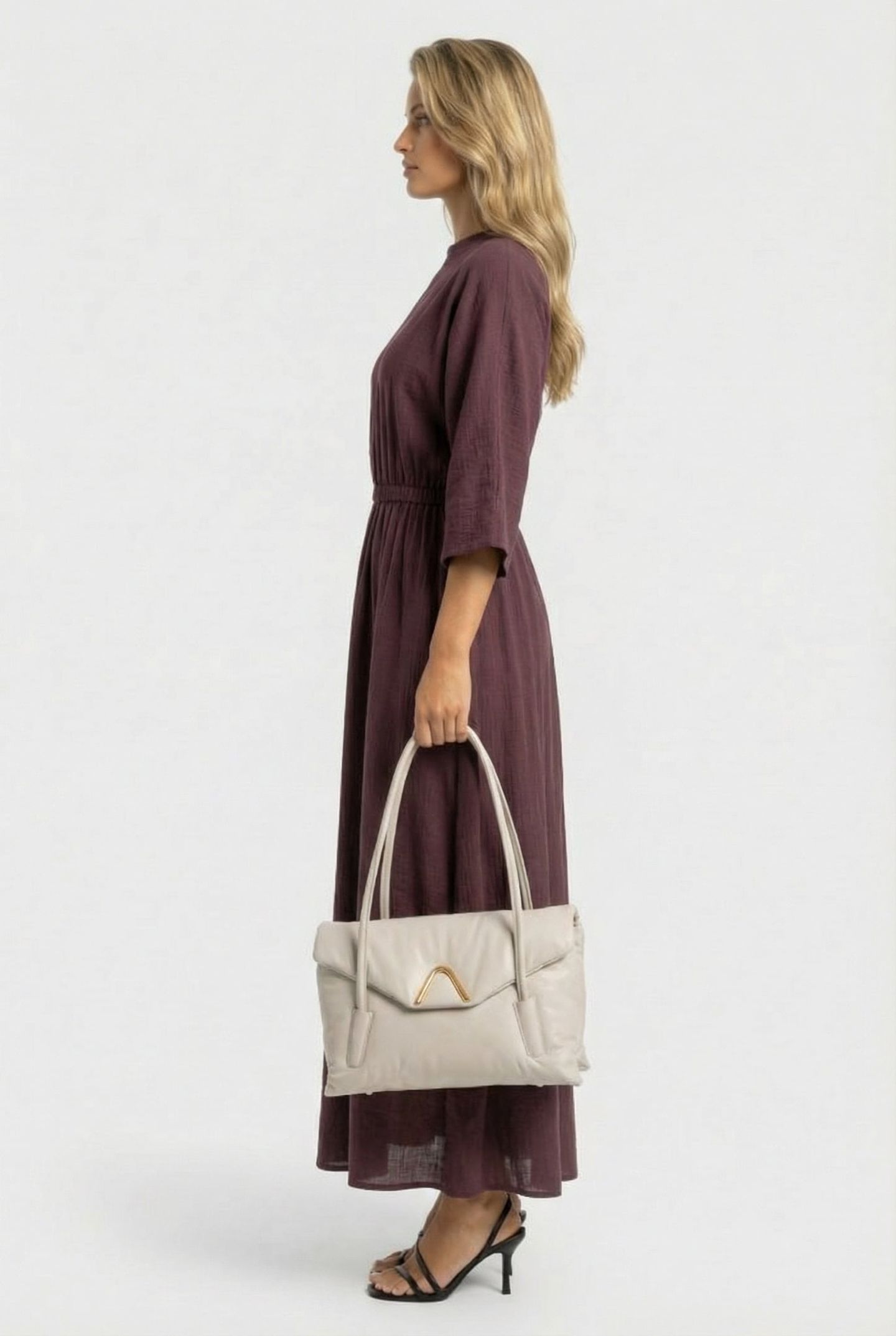 SHOULDER BAG IN PUFFY SMOOTH LEATHER 1