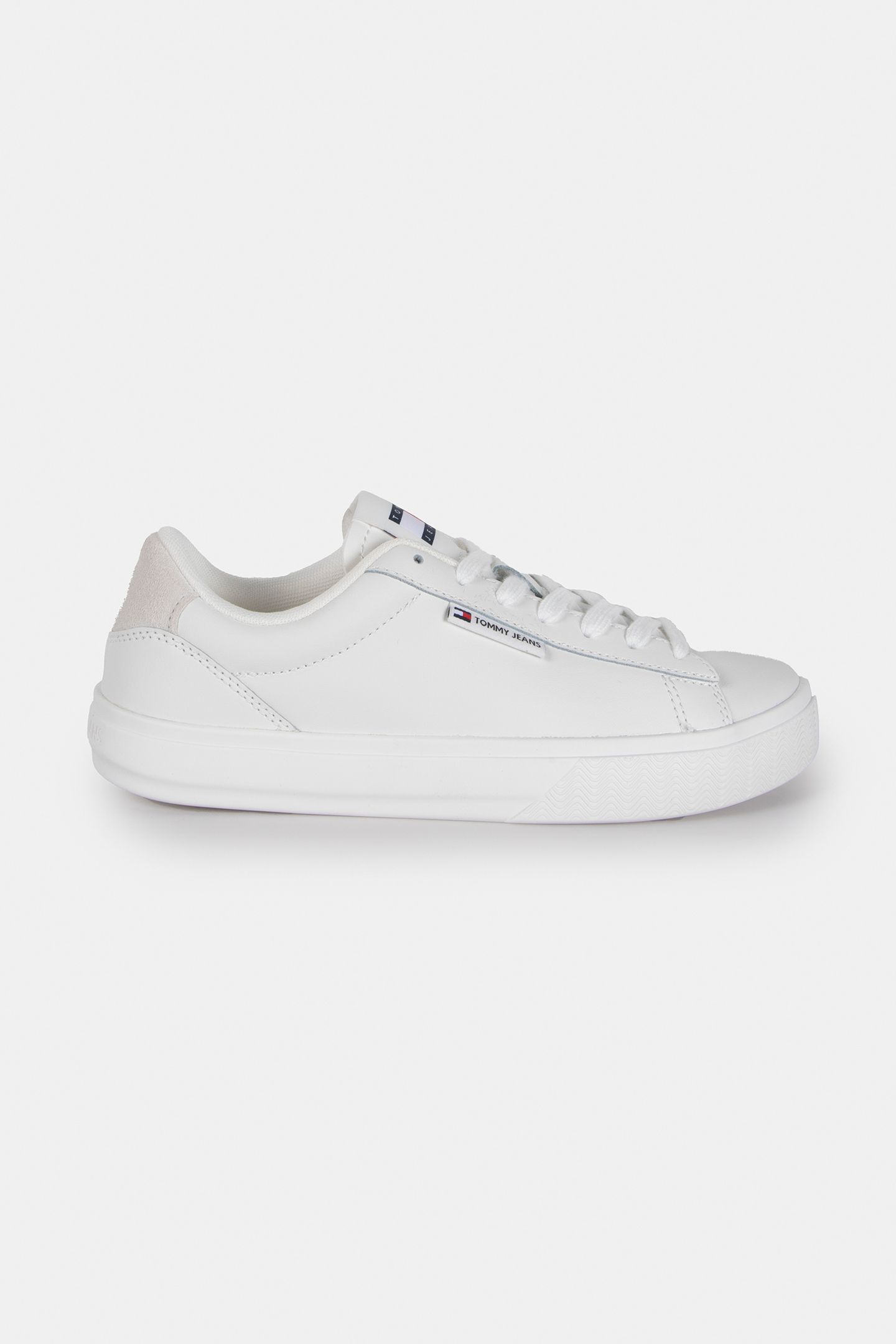 LEATHER CUPSOLE SNEAKER ECRU 4