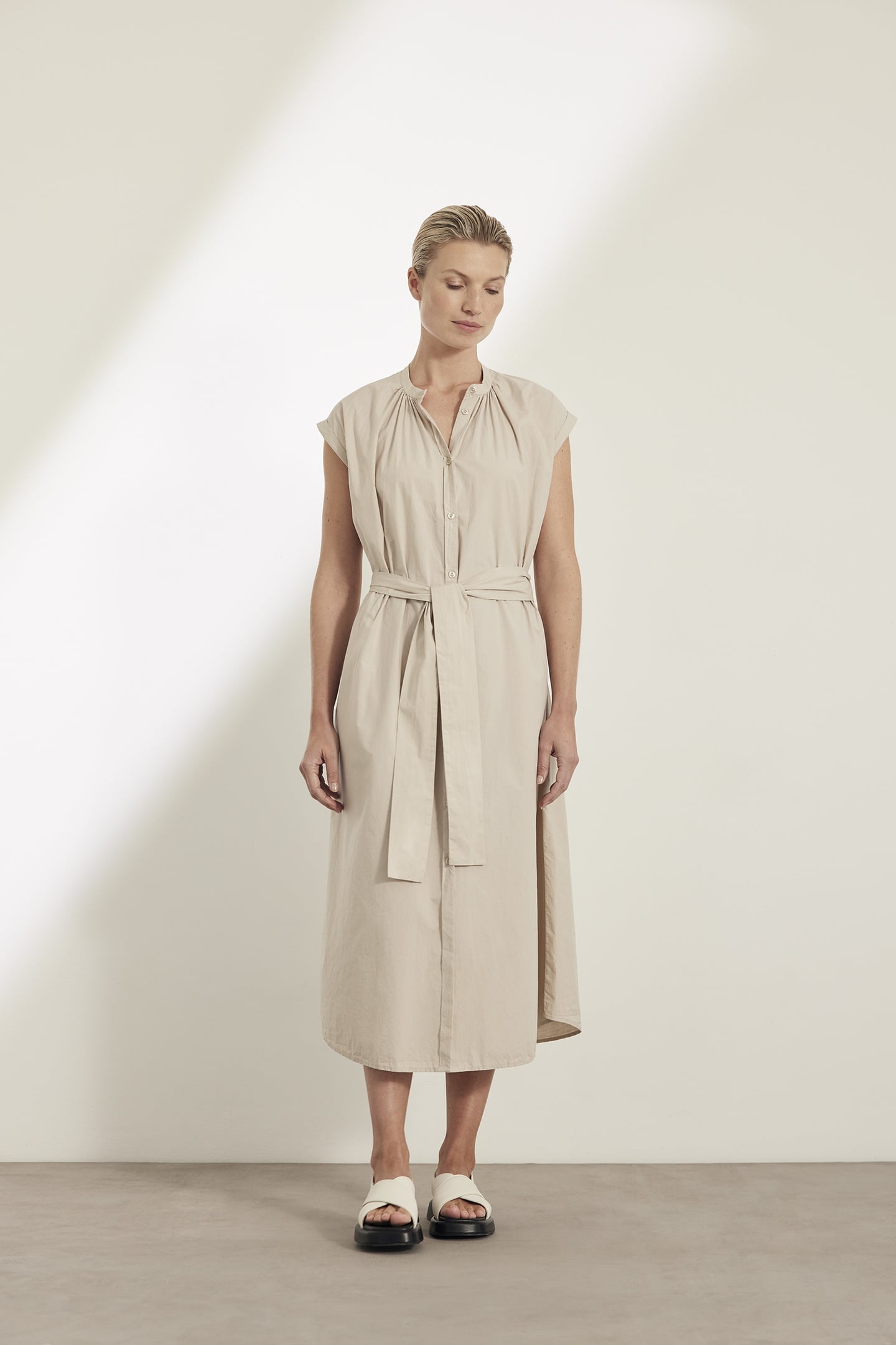 KARO DRESS SAND 2