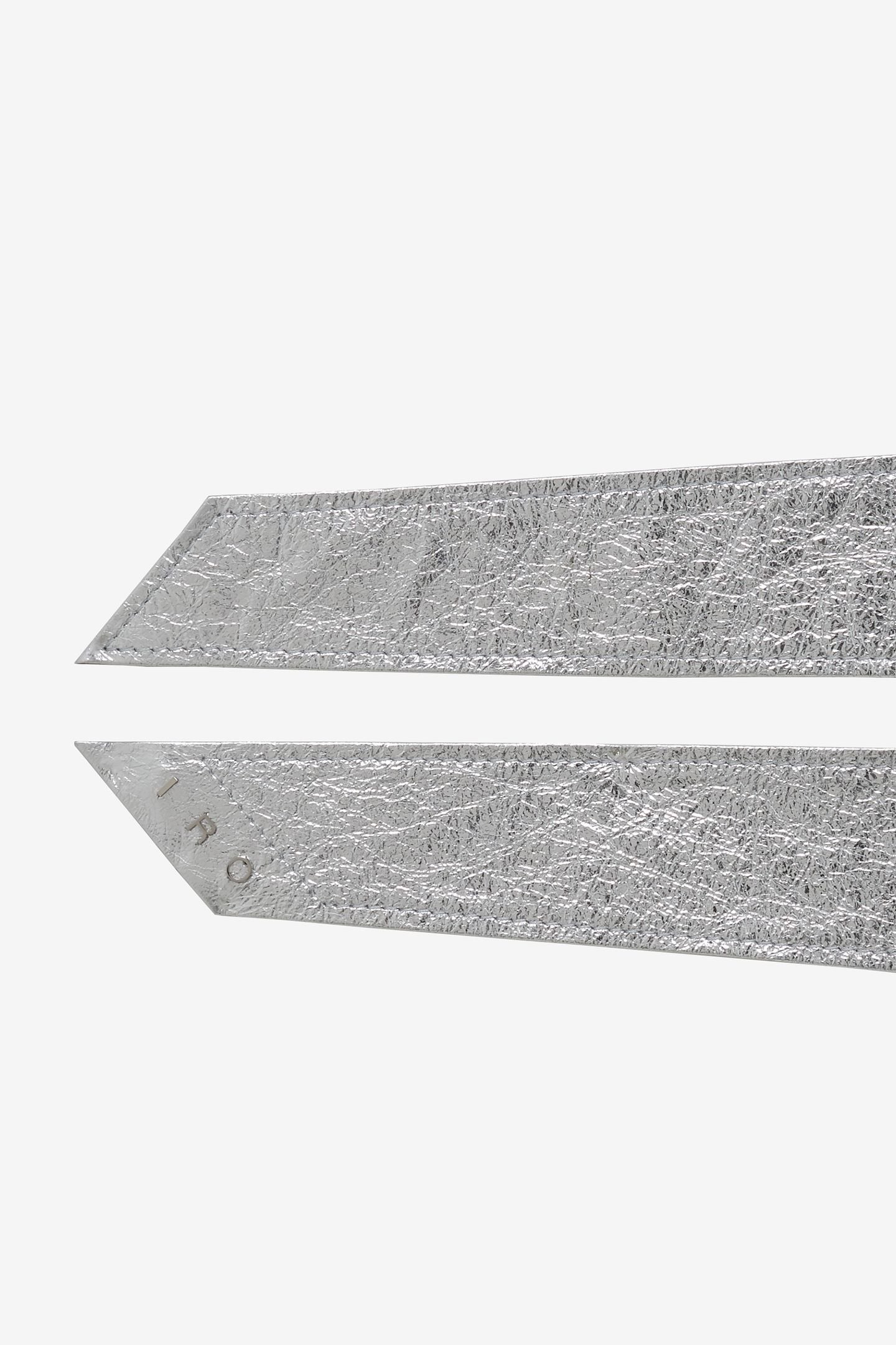 NERA SILVER OBI BELT SILVER 2