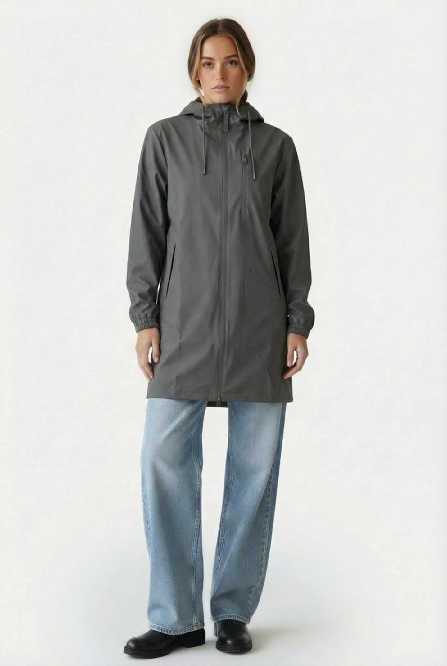 UNISEX LONG STORM BREAKER W3 GREY 2