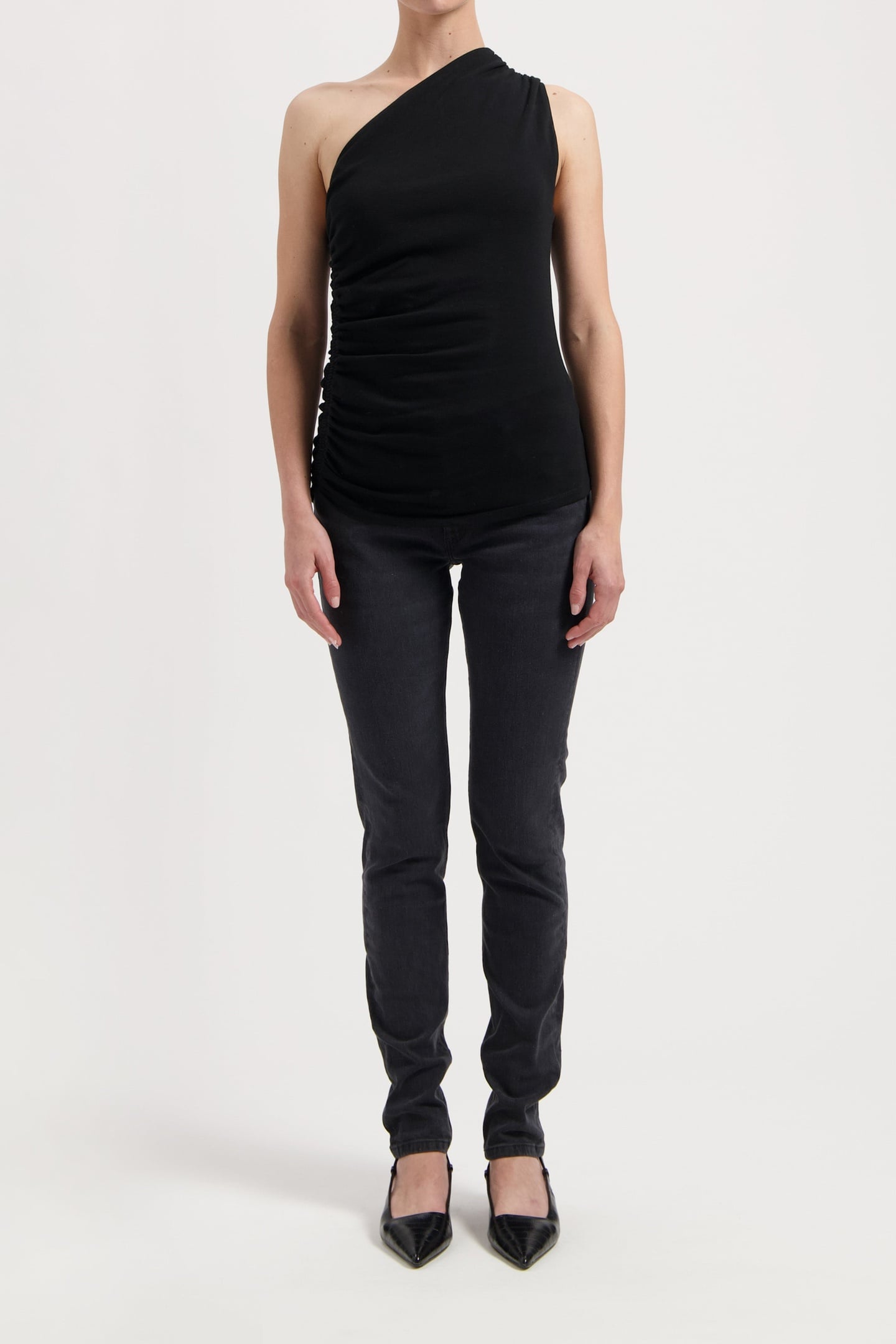 SKYLER MID SKINNY AUTHENTIC BLACK 1