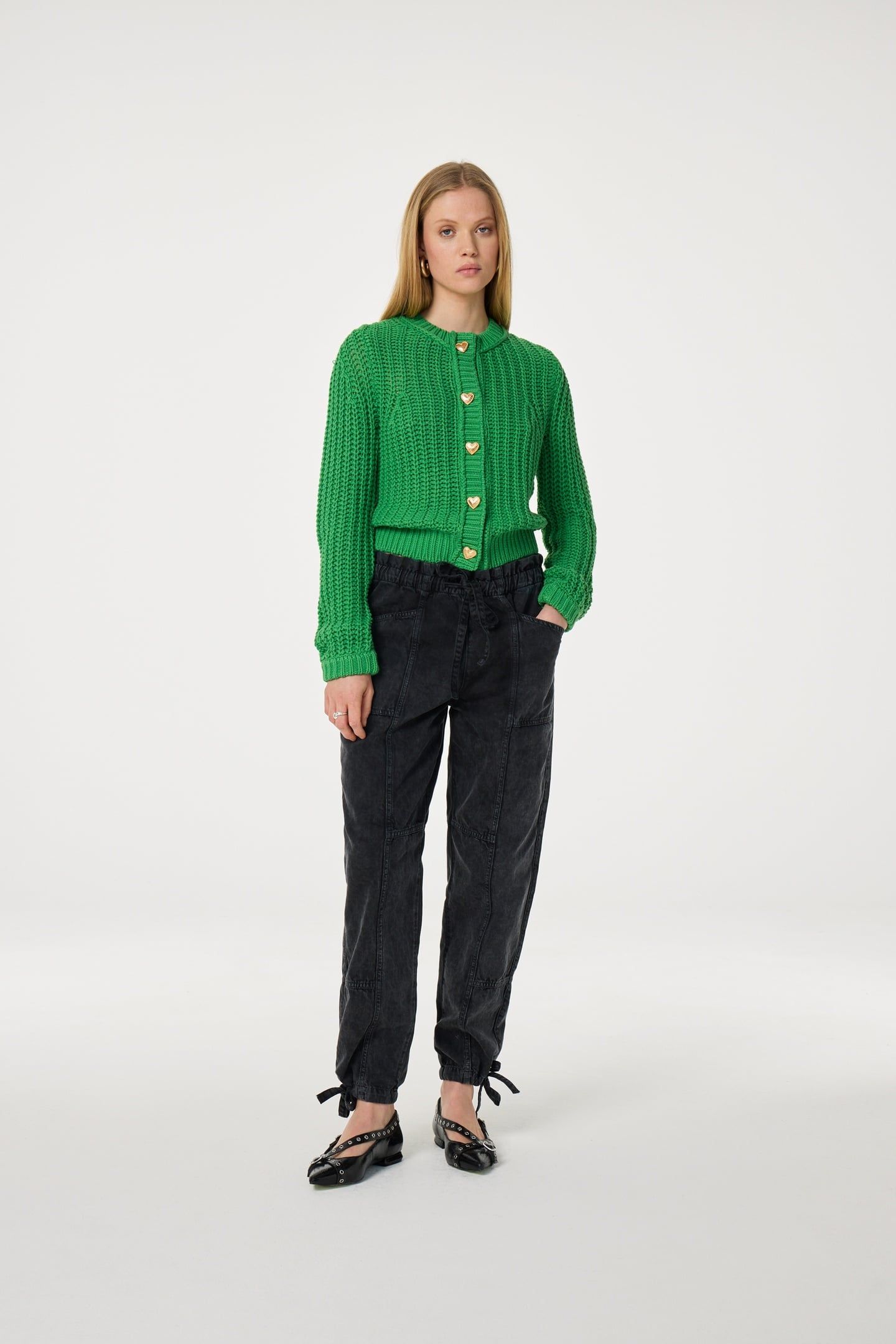 SUN CARDIGAN GREEN GLIMMER 1
