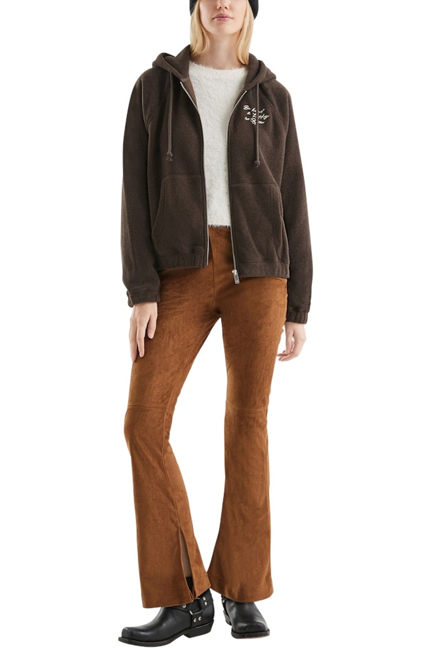 S.OLIVER-QS SWEATSHIRTS BROWN-DARK 2