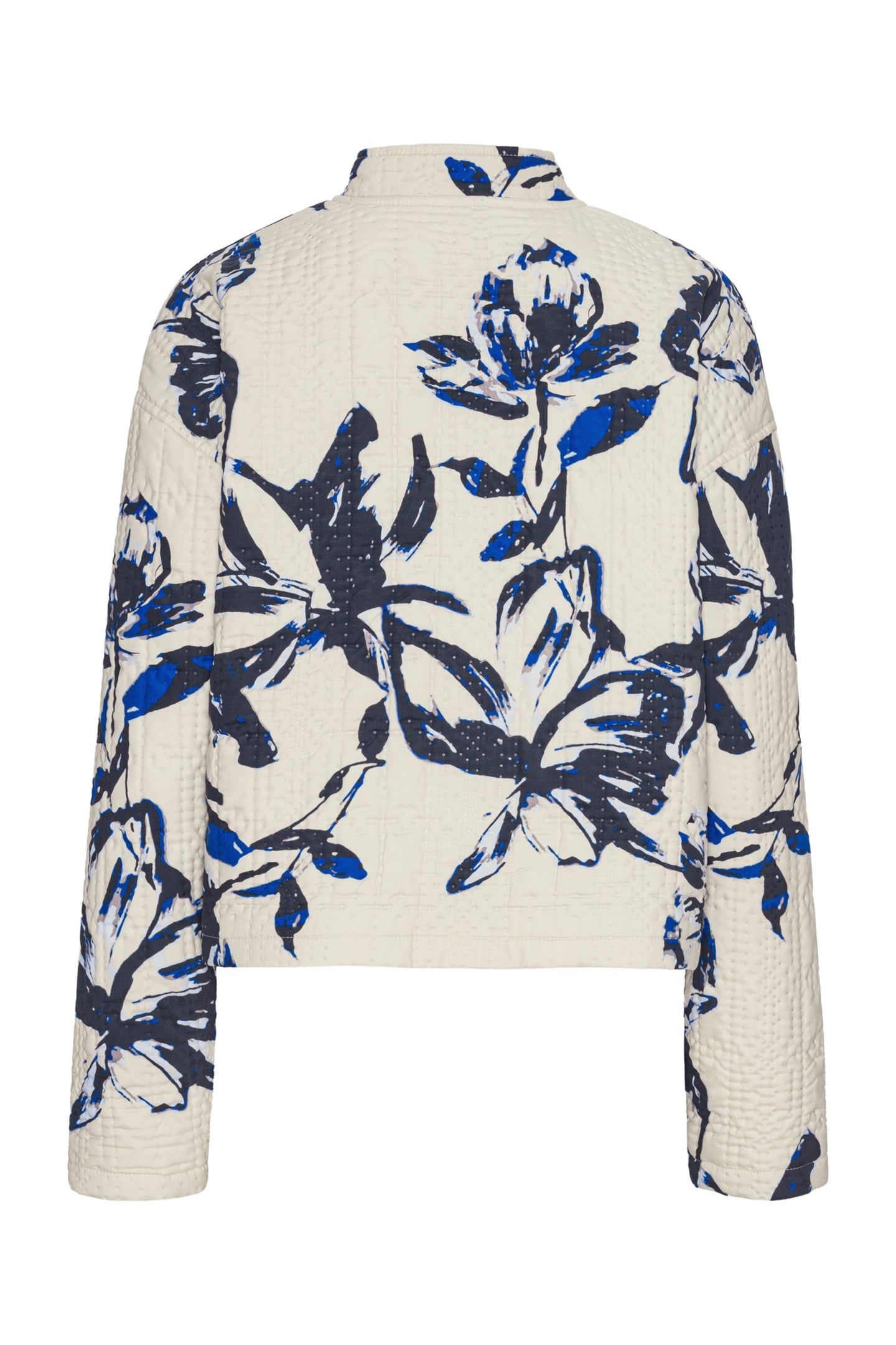 RAIN&OUTERWEAR QUILTTO01P BEIGE ARTSY STROKE FLOWER 10