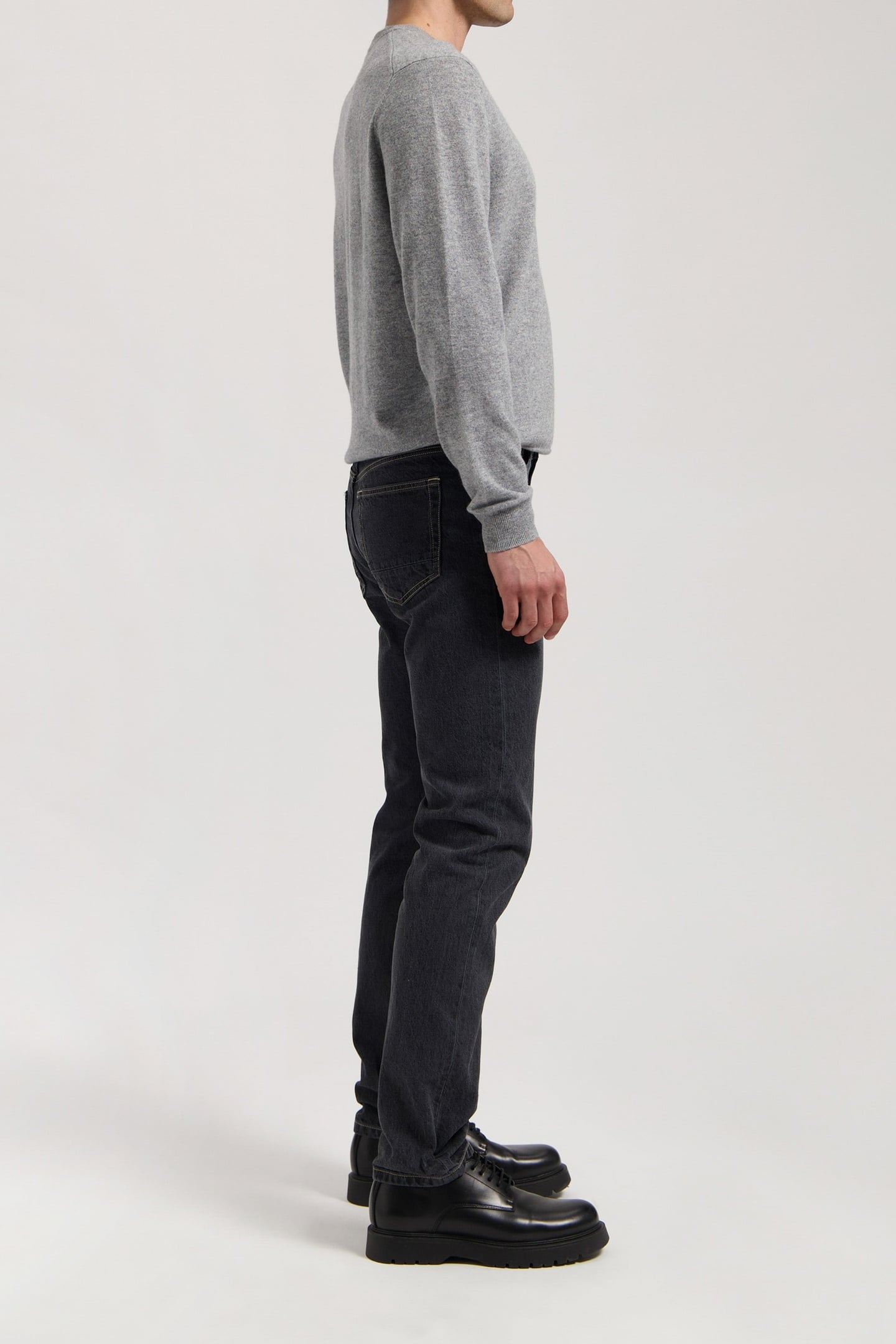 JOHN MID STRAIGHT MEDIUM BLACK 10