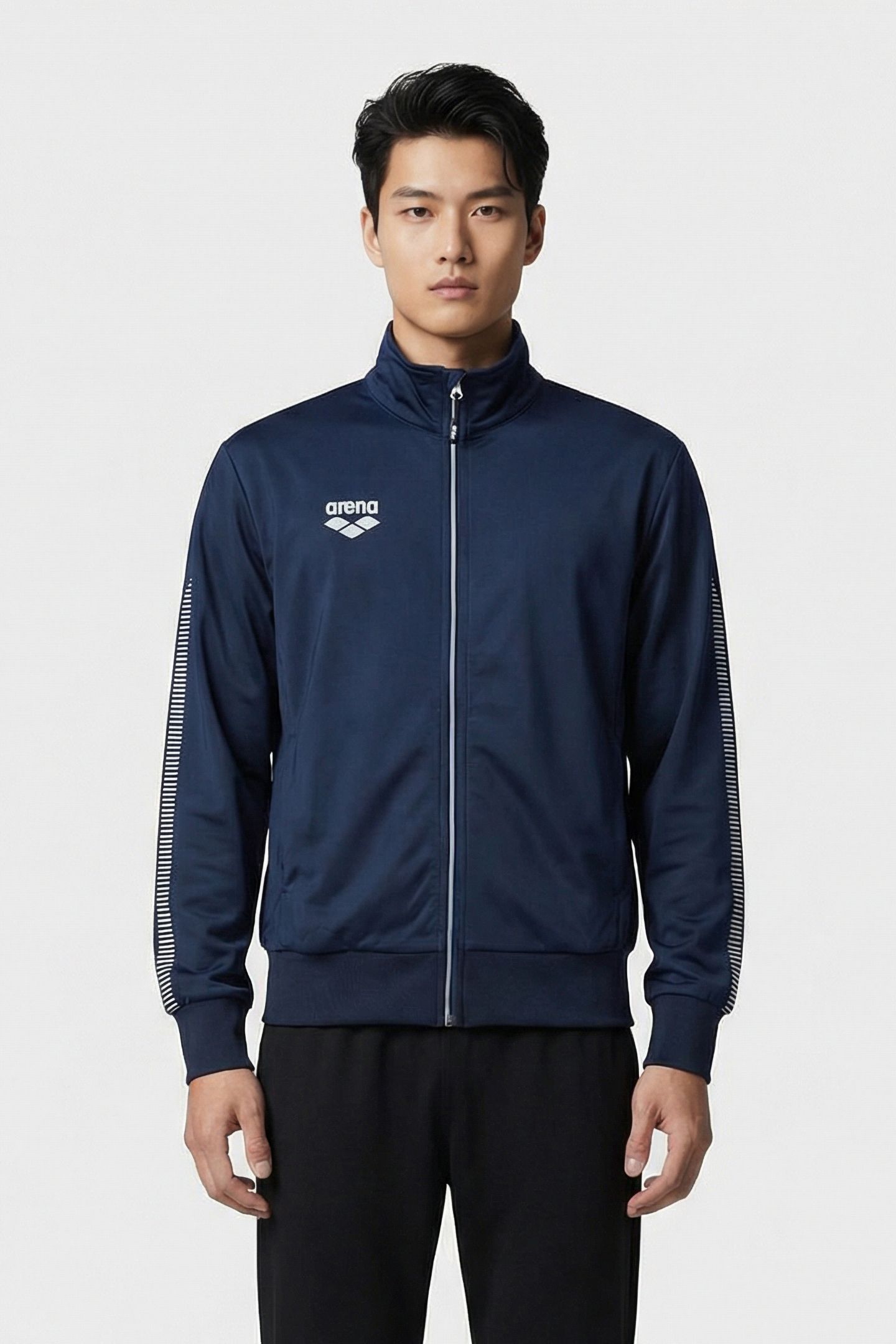 UNISEX TL KNITTED POLY JACKET NAVY 2
