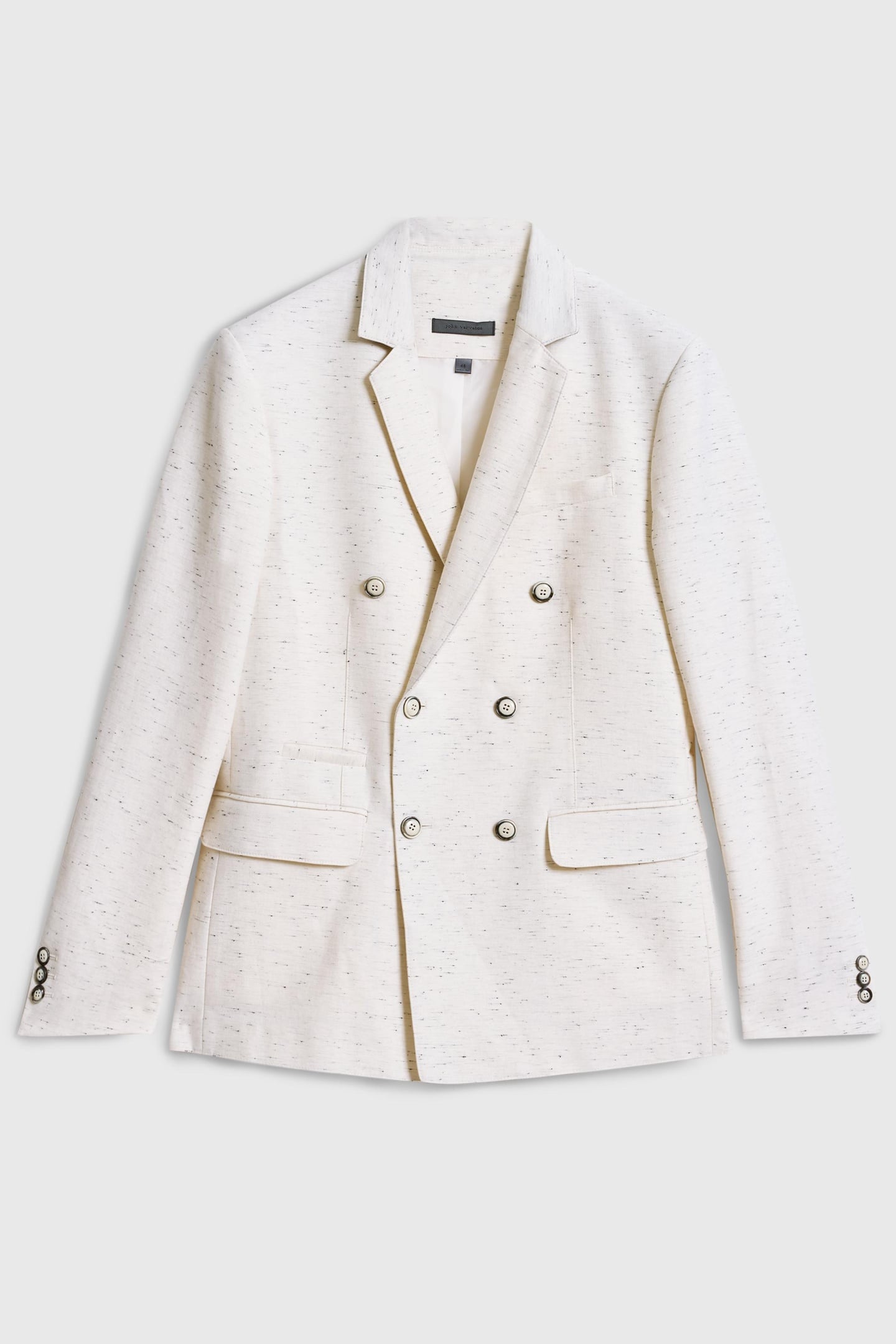 DEVITT JACKET - DOUBLE BREASTED PICK STI CHALK 2