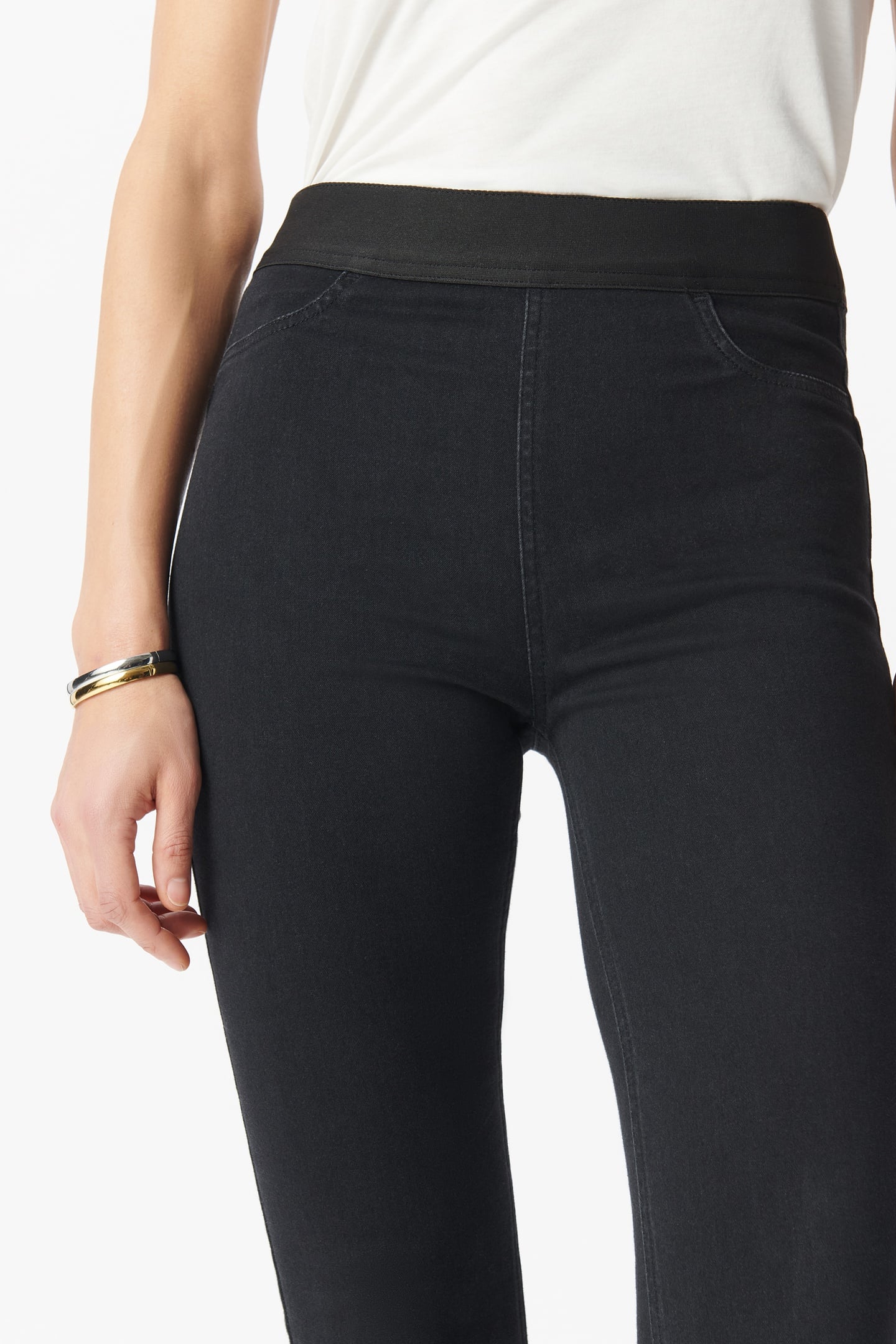 7/8TH POWERSTRETCH BLACK JEGGING JEANS 7
