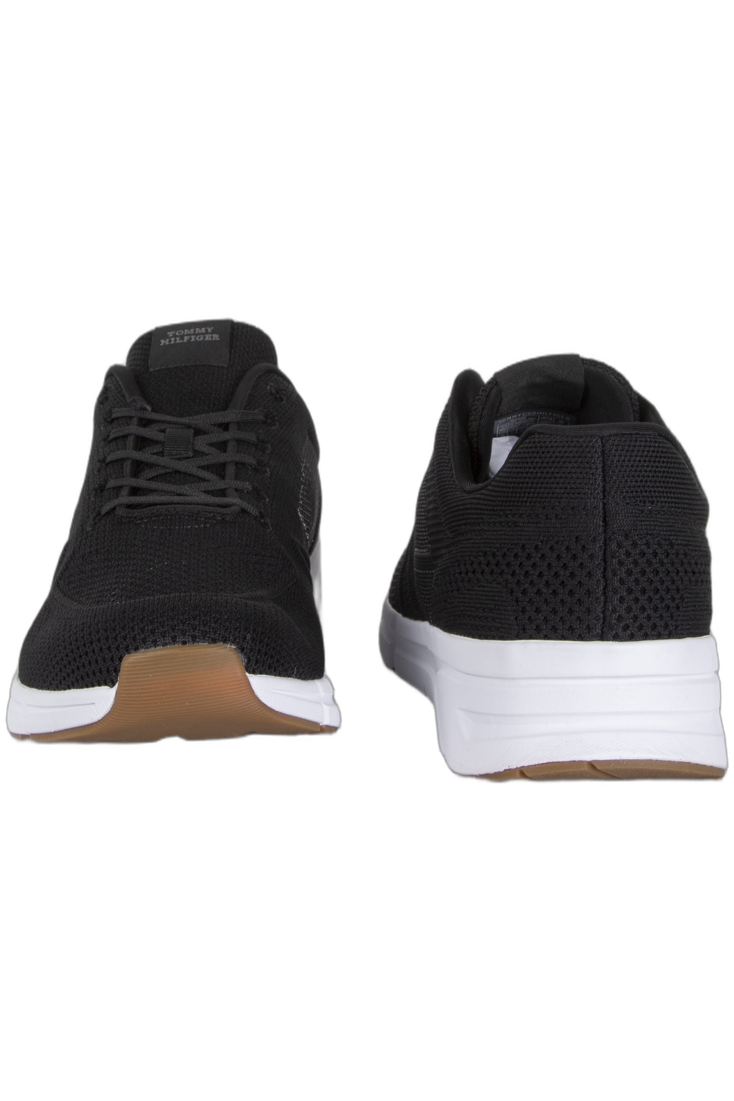 MONOTYPE LOGO KNIT RUNNER TRAINERS BLACK 3