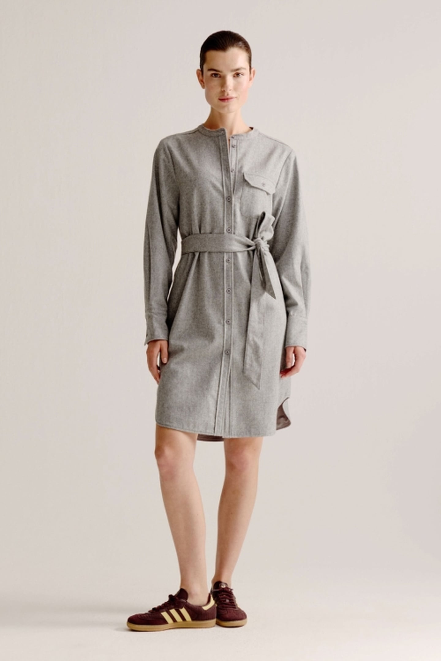 LAUREEN DRESS GREY 1