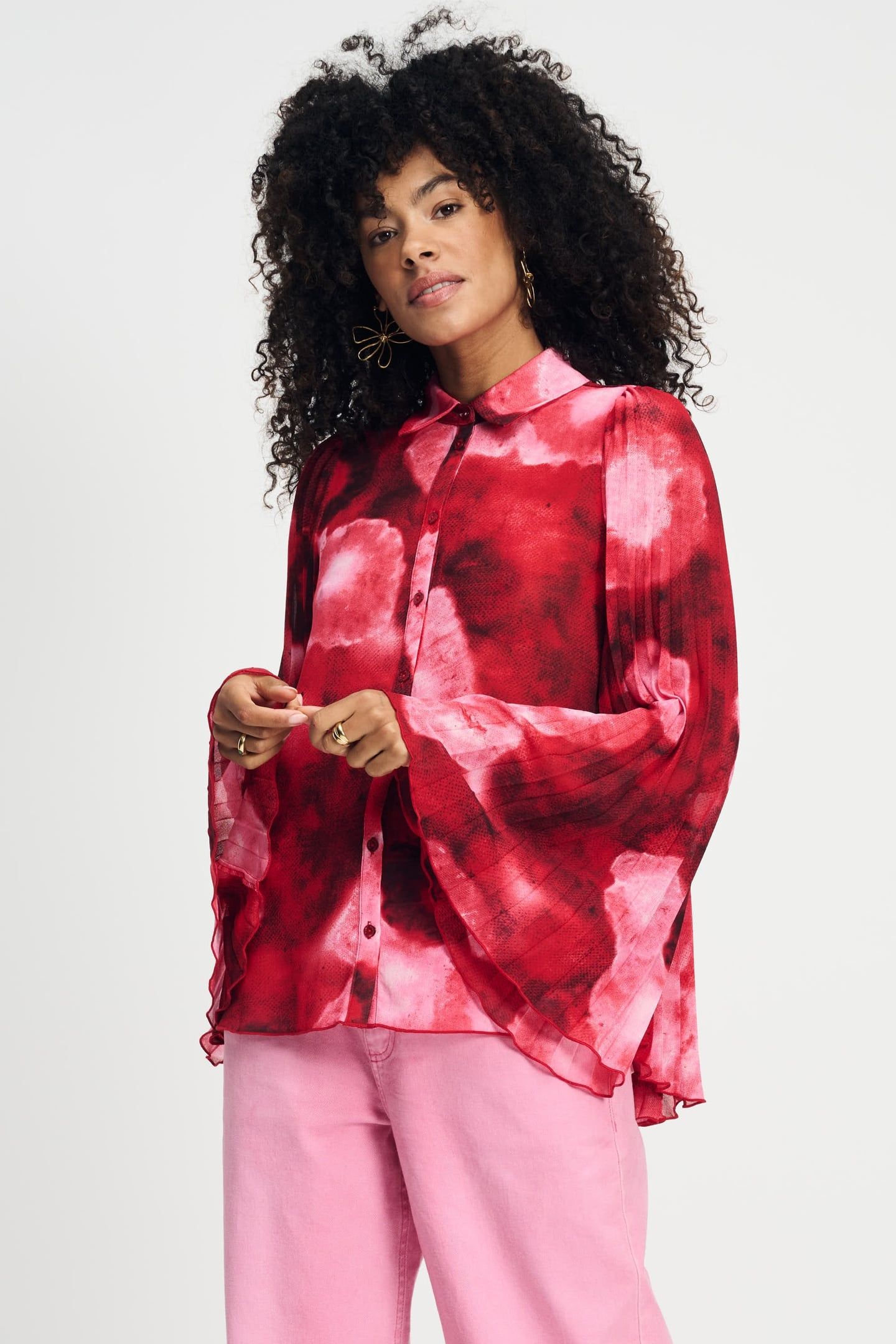 BLOUSE - SUMMER BLISS RED 1