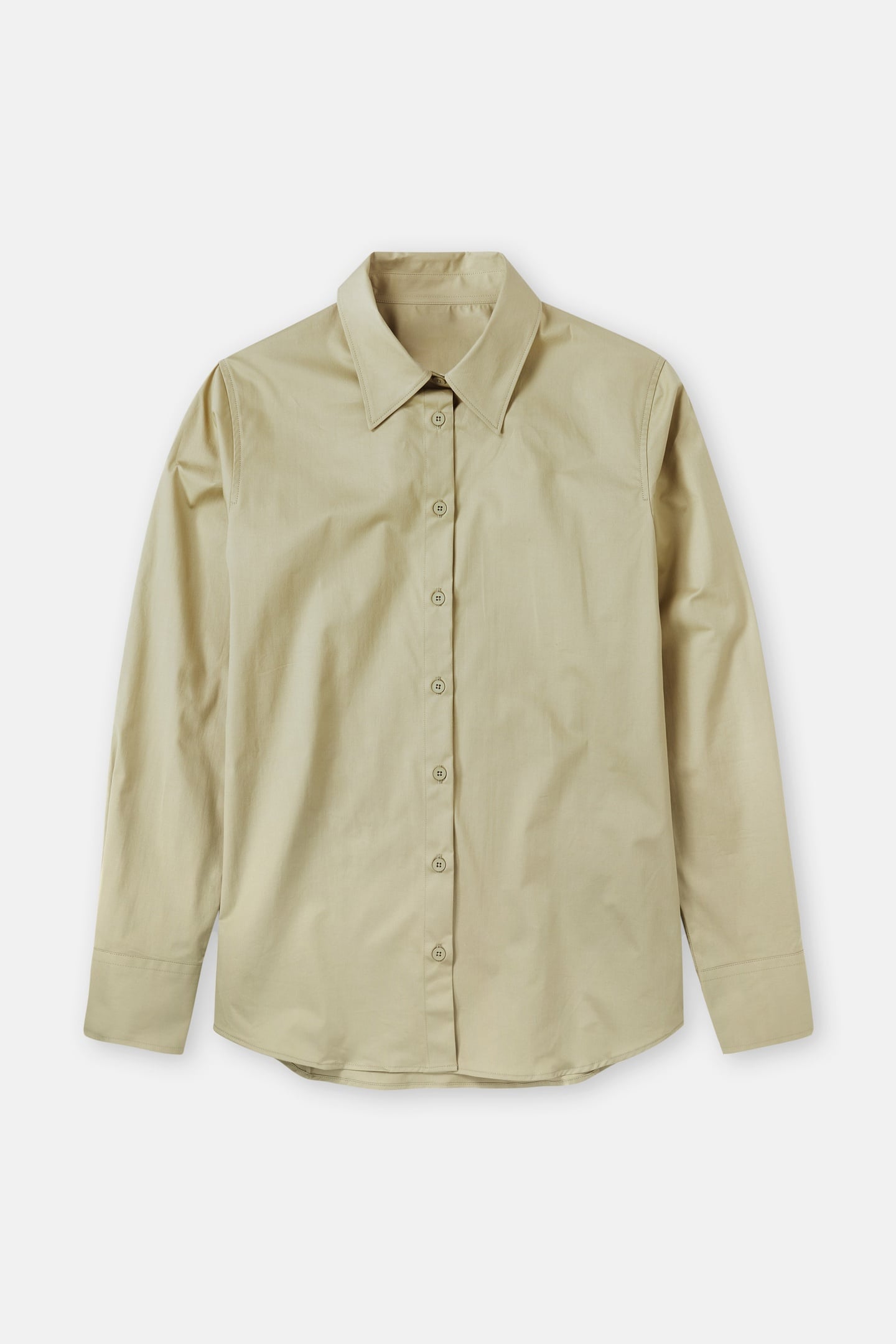 WAISTED SHIRT SHIRTS & BLOUSES SAGE TEA 5