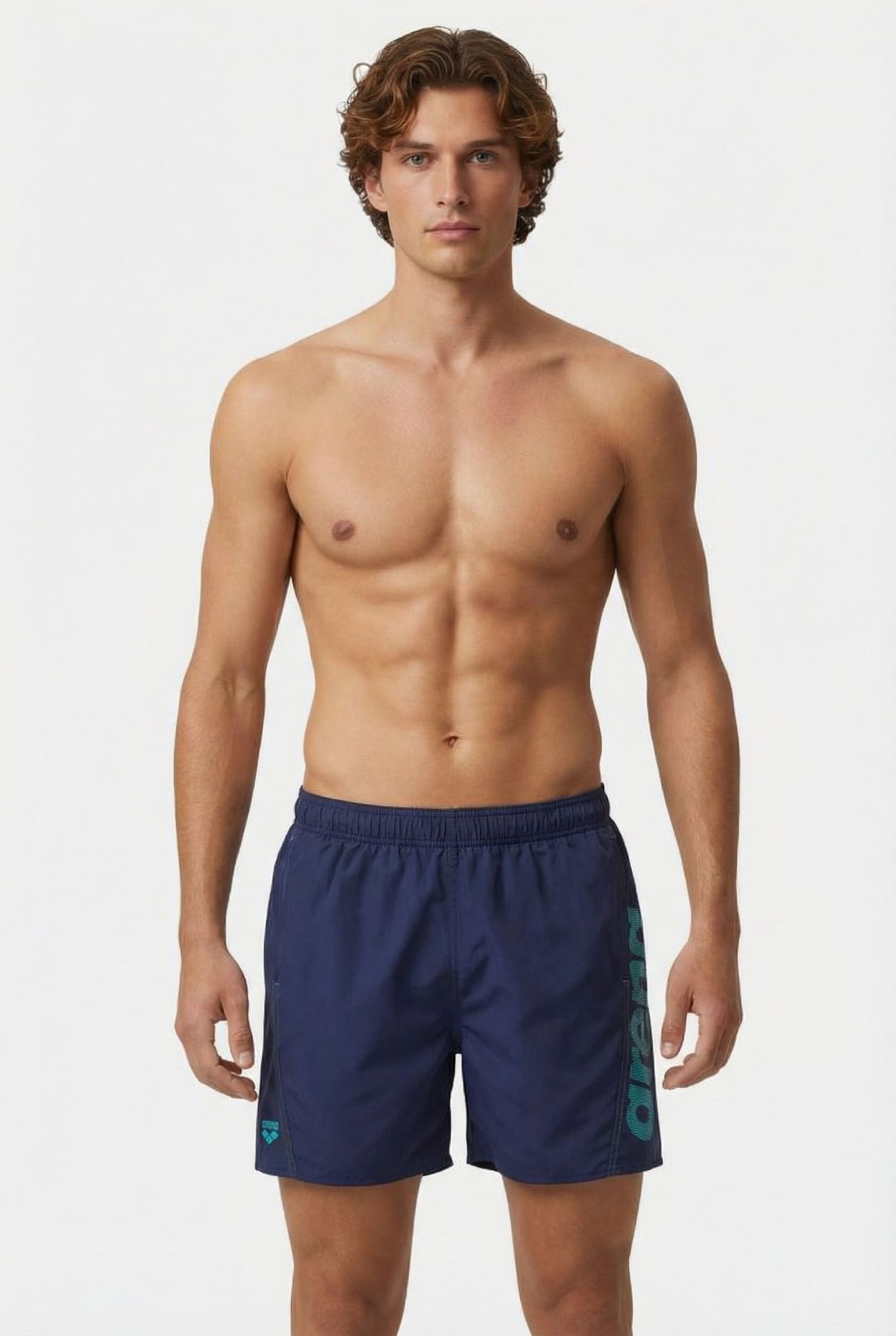 FUNDAMENTALS ARENA LOGO BOXER R NAVY-TURQUOISE 1