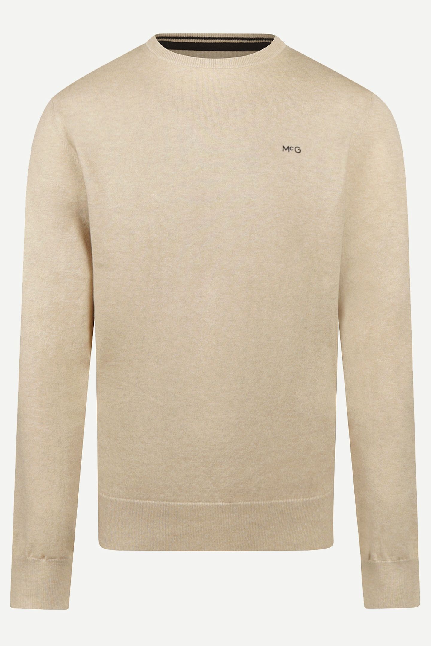 C-NECK SWEATER SAND 2
