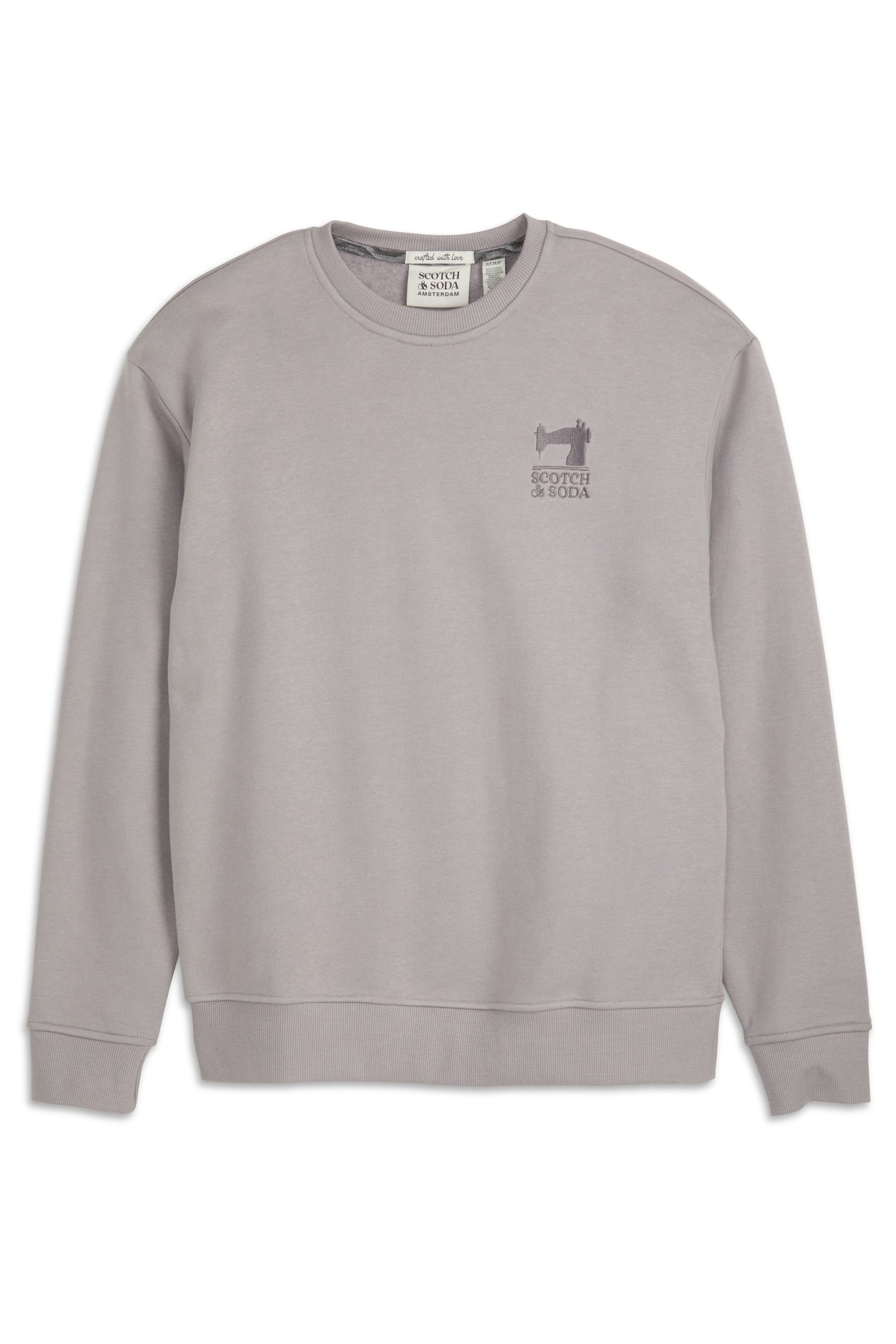 GRAPHIC CREW GREY/PURPLE 1