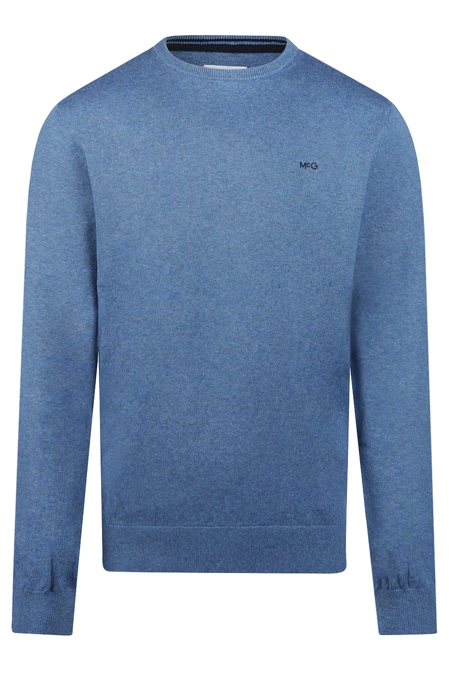 C-NECK SWEATER VINTAGE BLUE 1