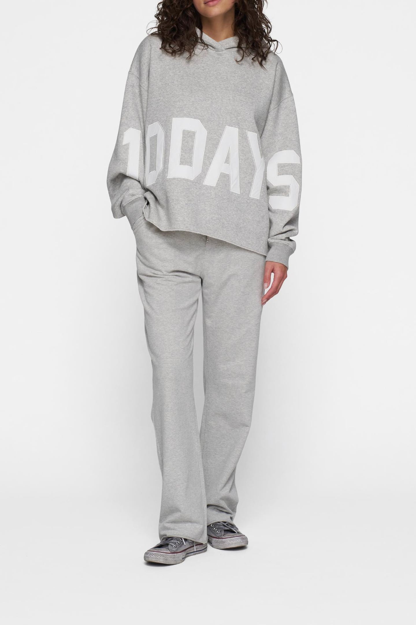 THE STRAIGHT JOGGER LIGHT GREY MELEE 1