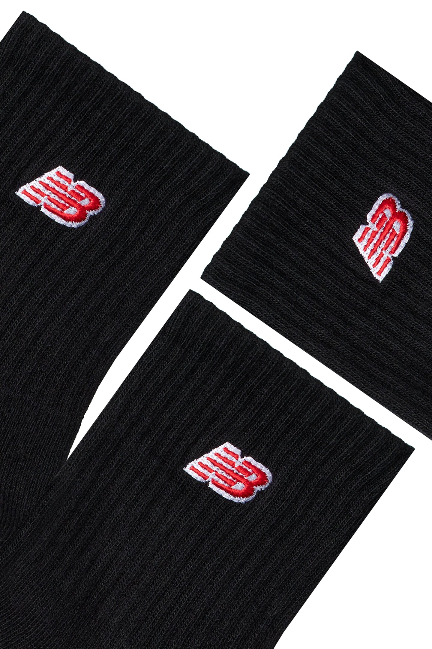 UNISEX PATCH LOGO ANKLE 3 PACK BLACK 3