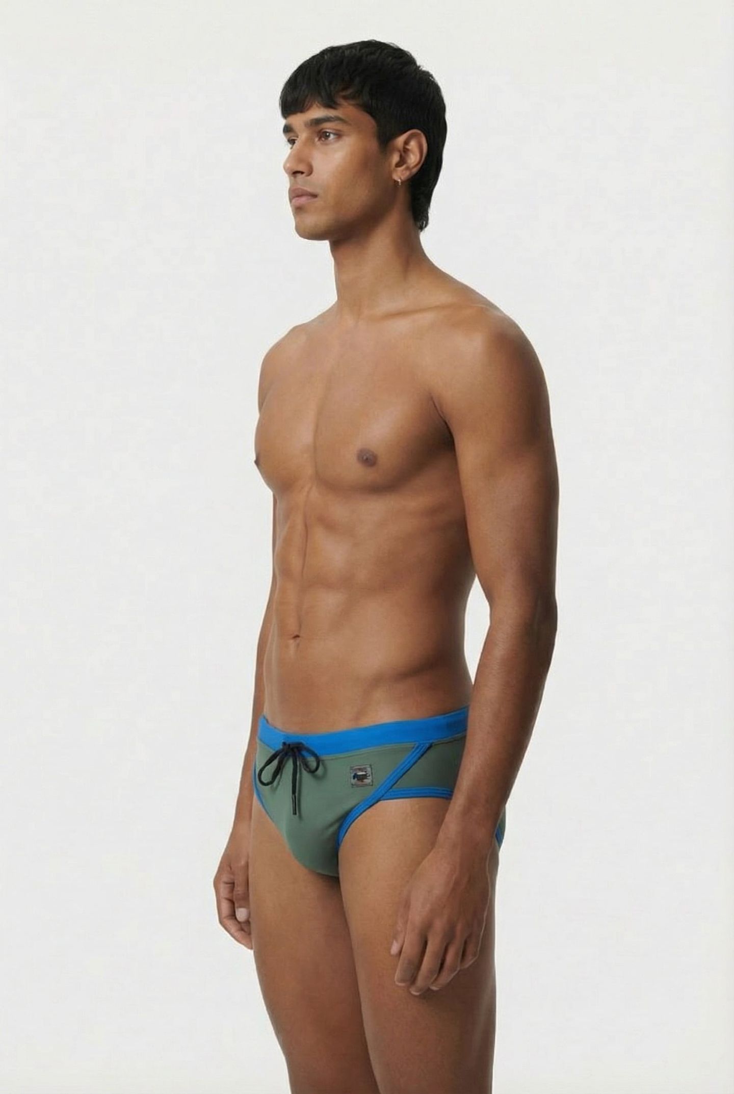 MEN'S ARENA CLASSIC SWIM BRIEF SAGE-BLUE COSMO 3