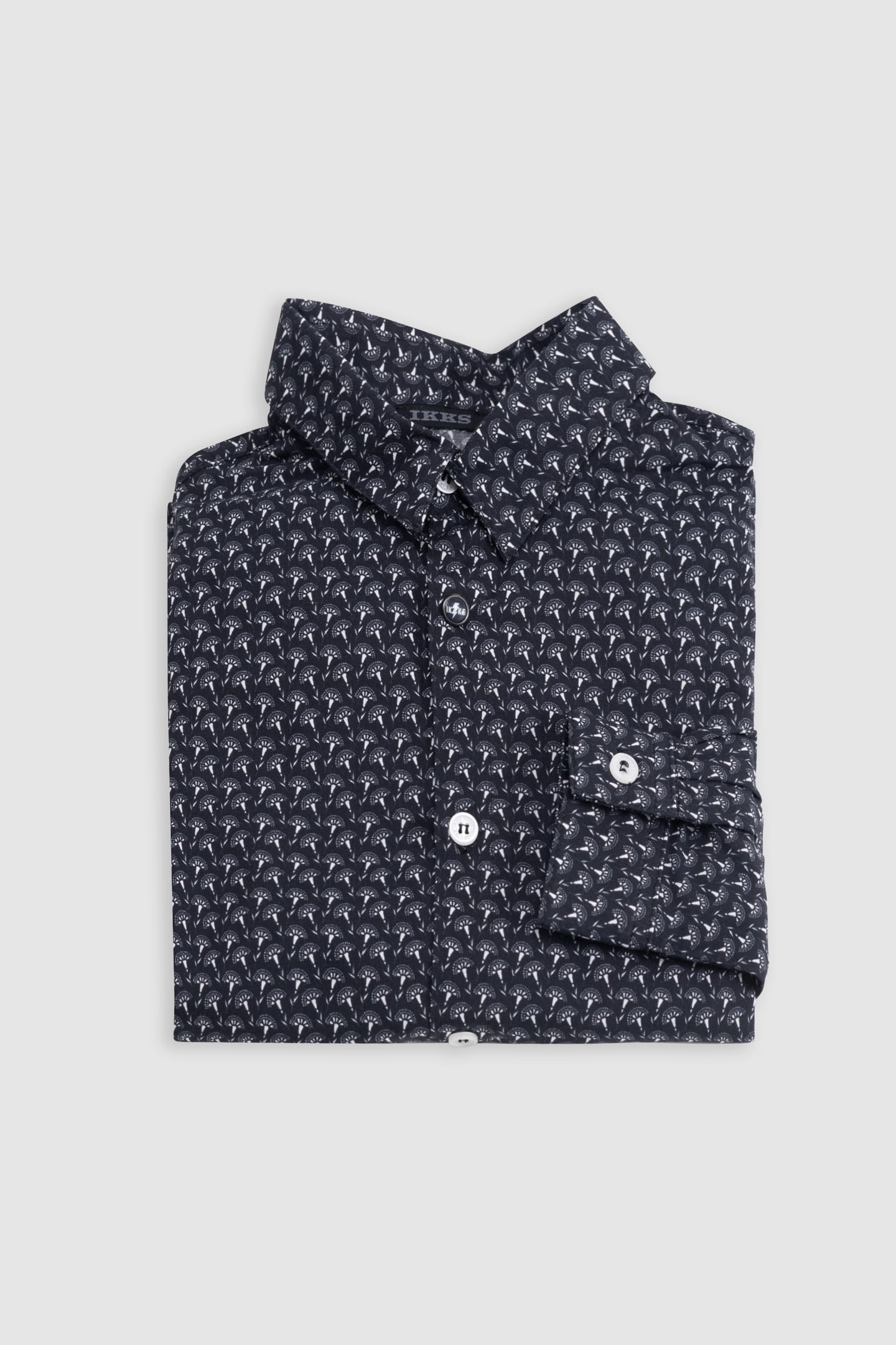 BLACK FLOWERY LIBERTY FABRIC SHIRT 3