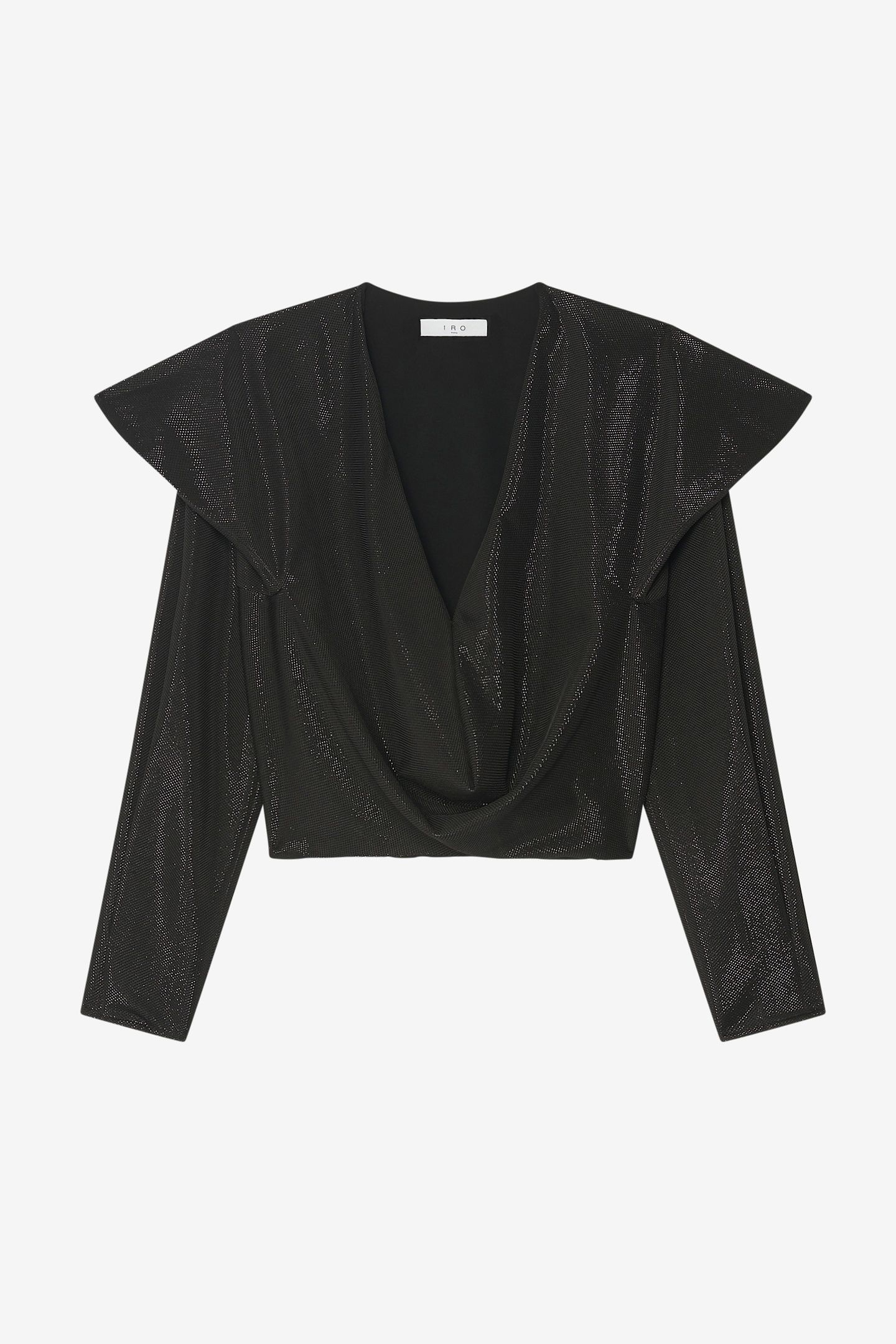 MARISSA TOP SHINY BLACK 5