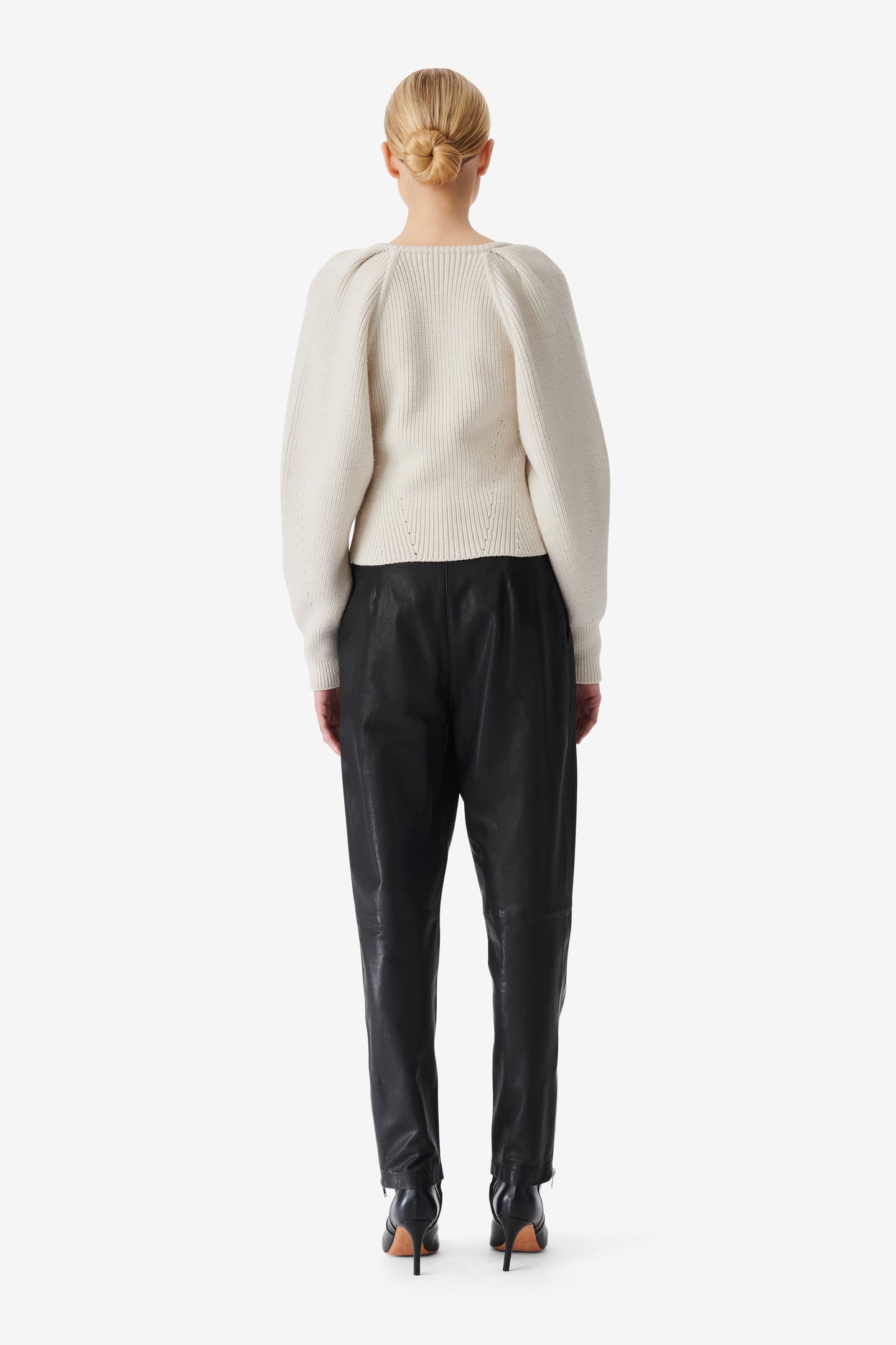 ADSILA PULLOVER ECRU/WHITE 3