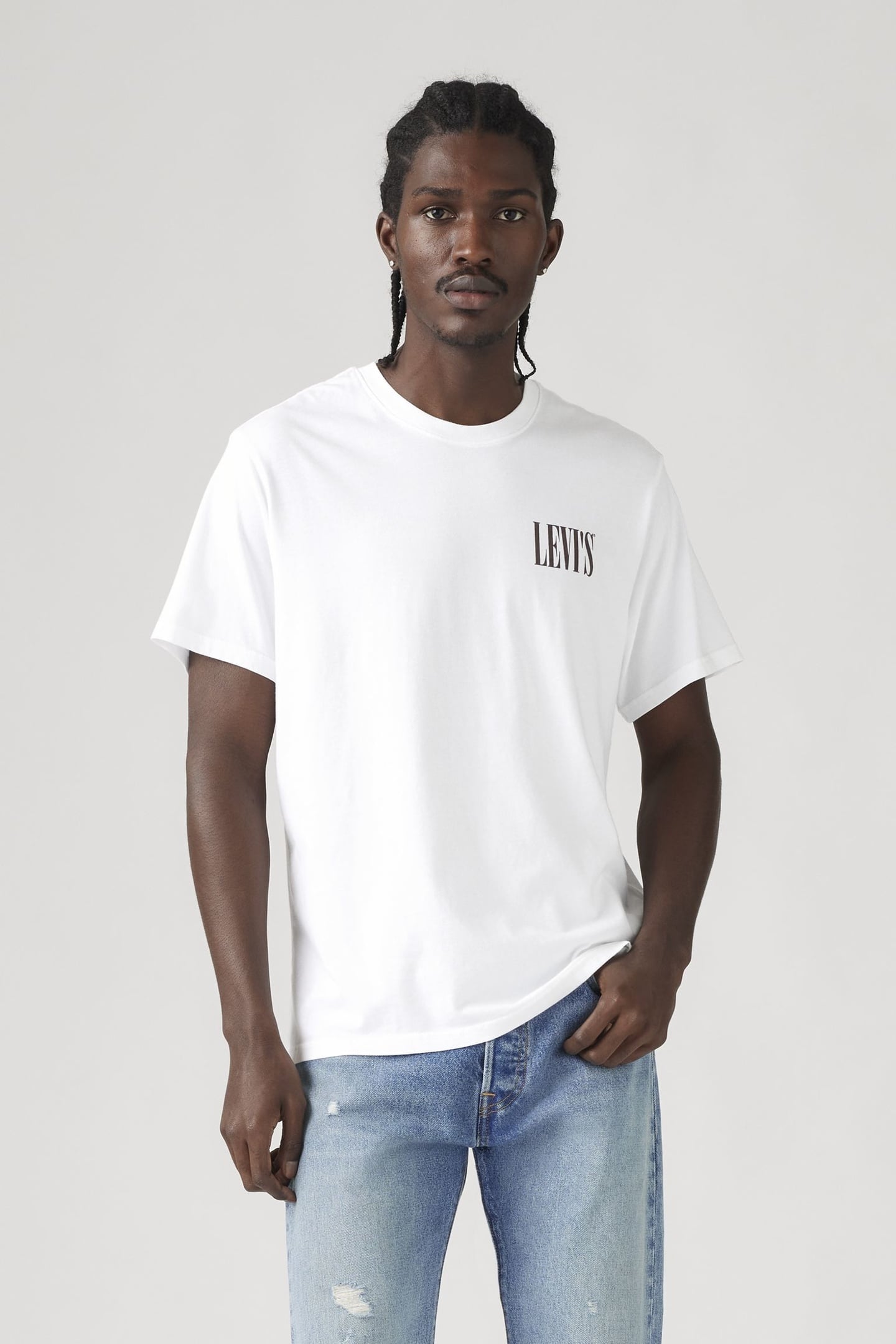 SS RELAXED FIT TEE SSNL SERIF LOGO BRIGH 1