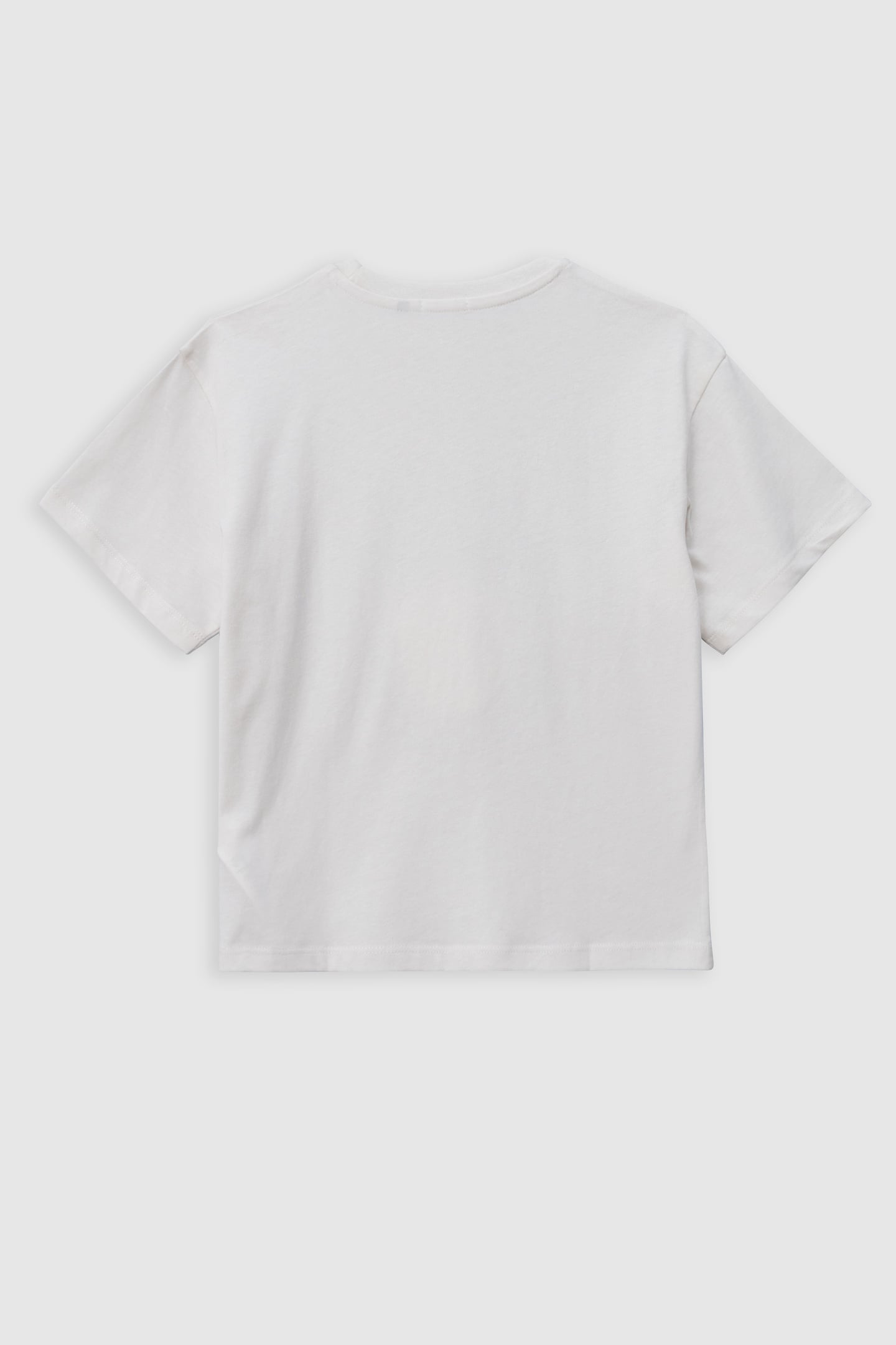 ECRU ORGANIC COTTON LENTICULAR T-SHIRT 2